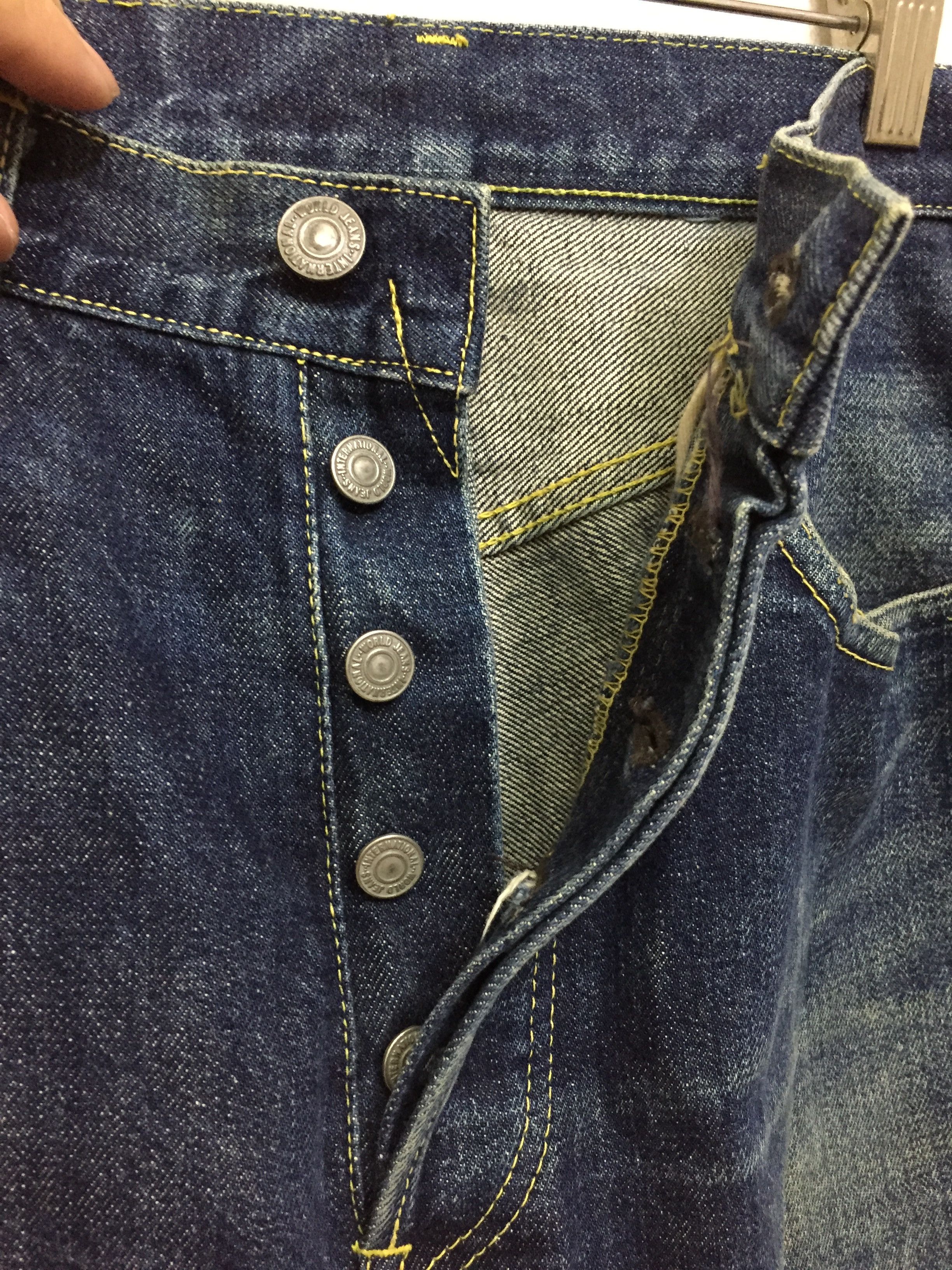 Kapital 80’s KAPITAL indigo wash RAW selvedge denim Size US 30 / EU 46 - 5 Thumbnail