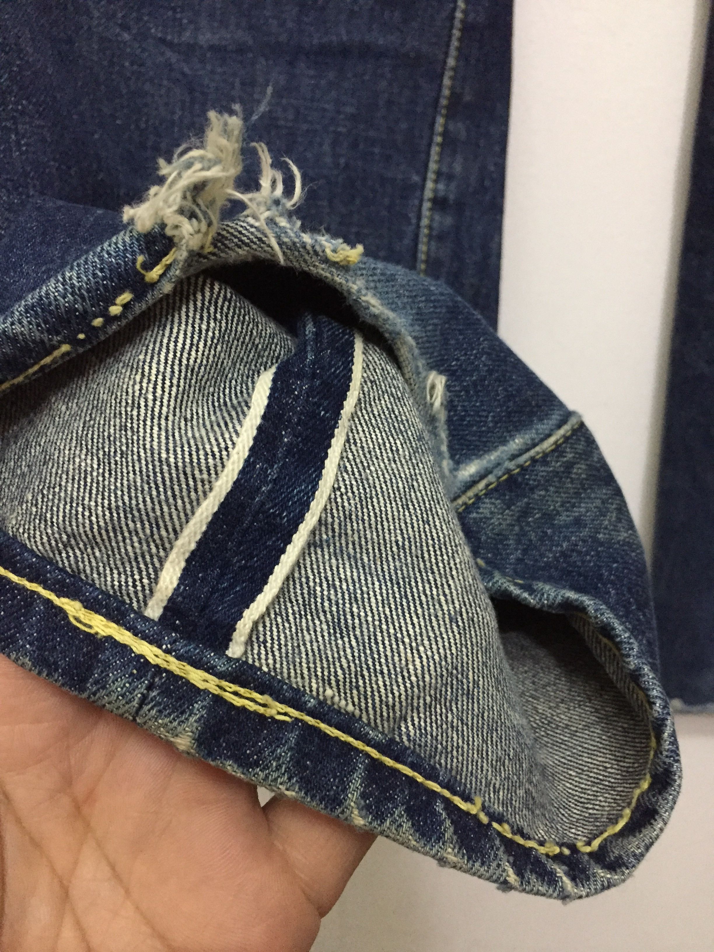 Kapital 80’s KAPITAL indigo wash RAW selvedge denim Size US 30 / EU 46 - 10 Thumbnail