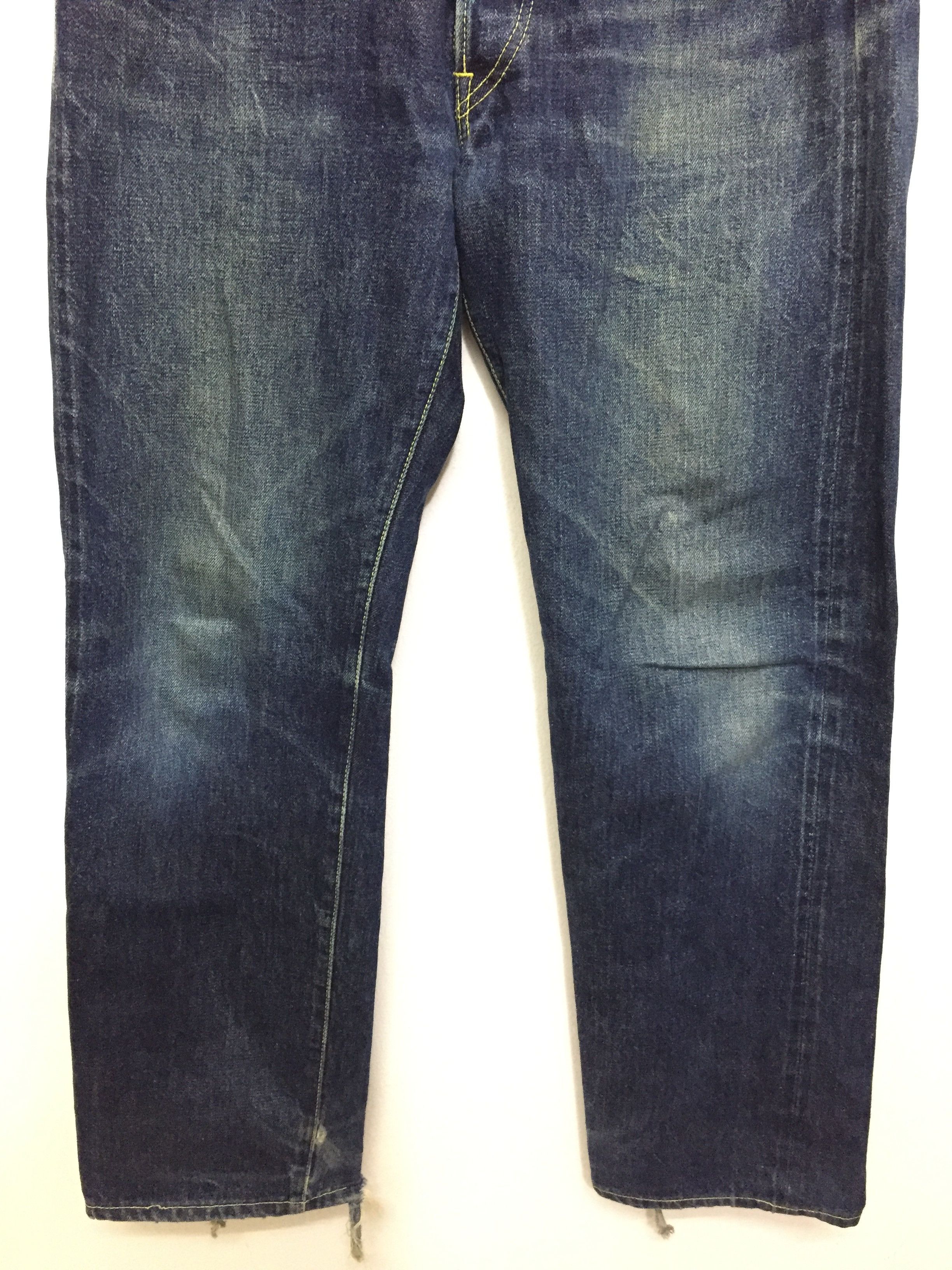 Kapital 80’s KAPITAL indigo wash RAW selvedge denim Size US 30 / EU 46 - 4 Thumbnail