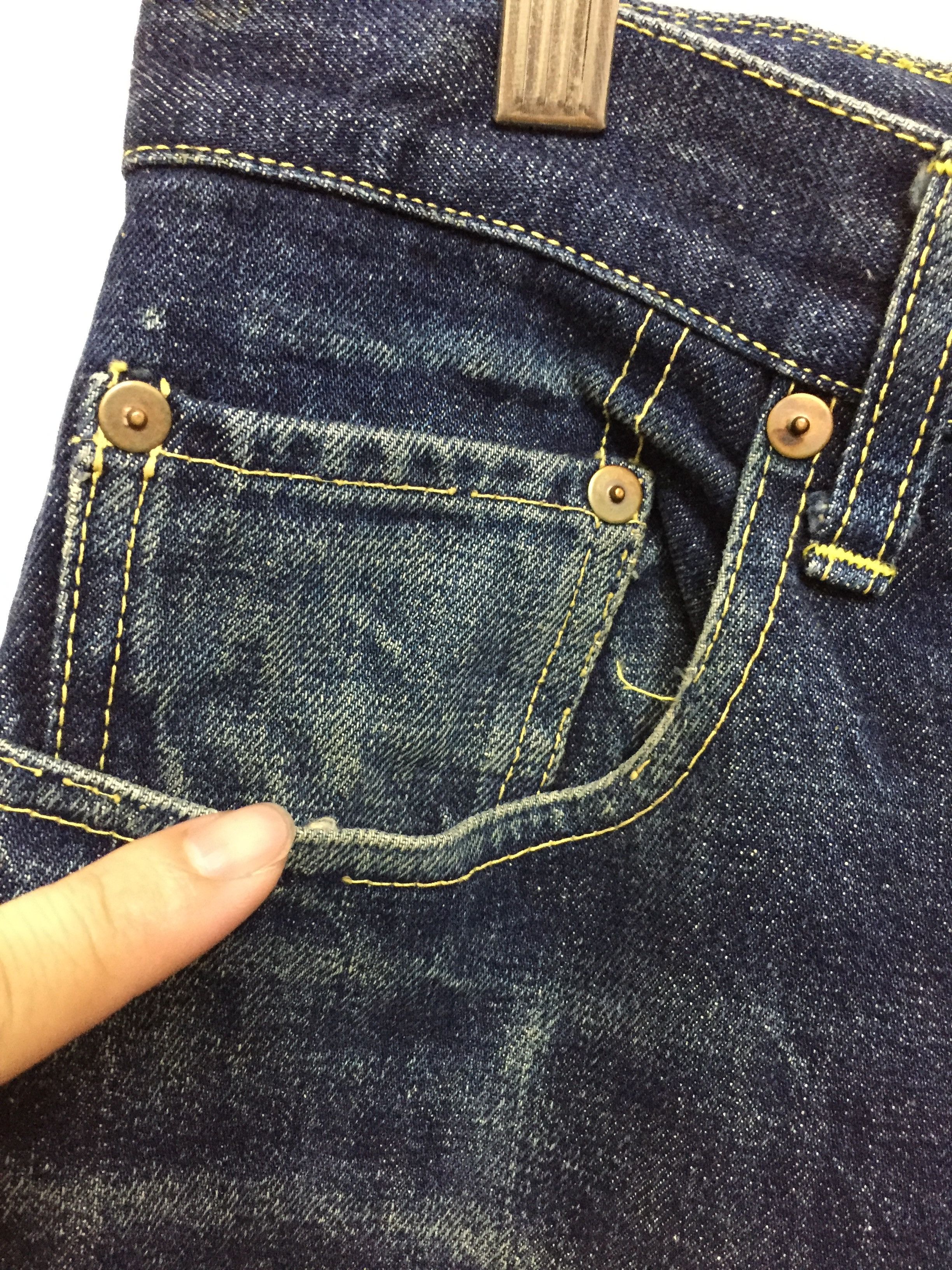 Kapital 80’s KAPITAL indigo wash RAW selvedge denim Size US 30 / EU 46 - 6 Thumbnail