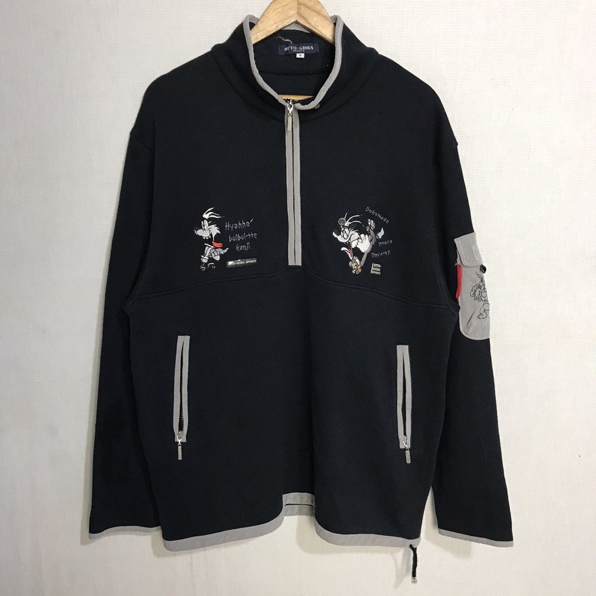 Vintage otto giaia sports embroidery logo