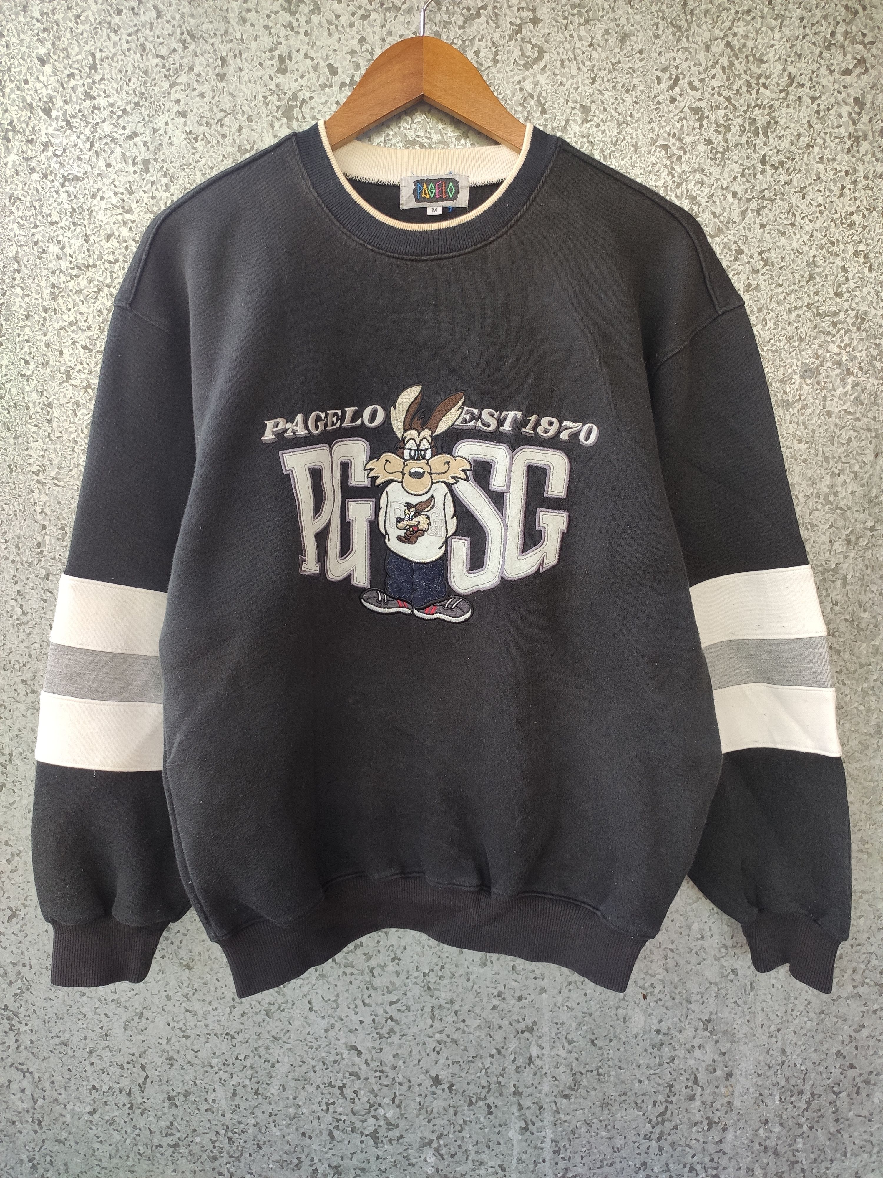 Japanese Brand 🔥 Pagelo Shooting Dog Colour Block sweatshirt Size US M / EU 48-50 / 2 - 1 Thumbnail
