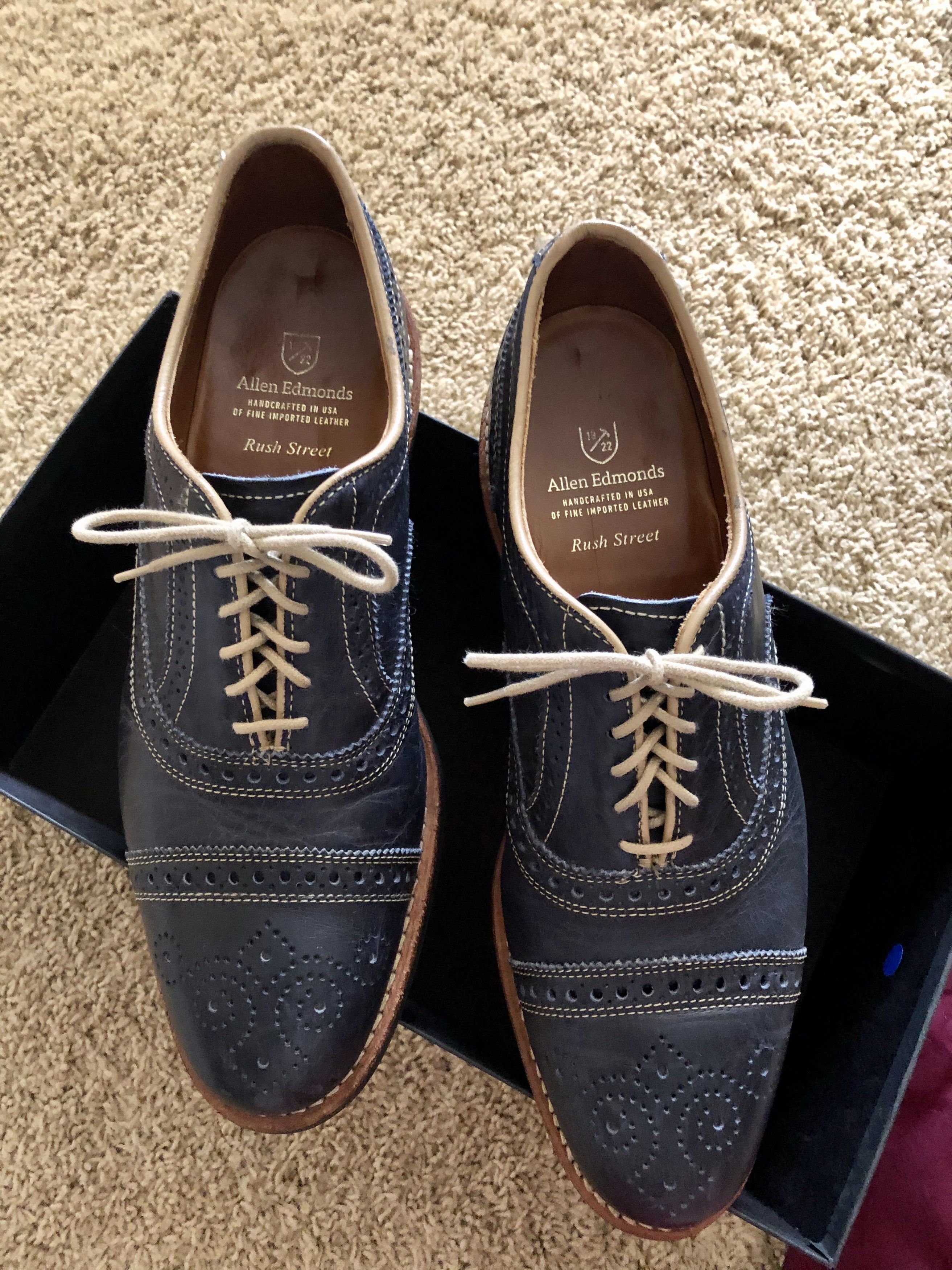 Allen edmonds hotsell rush street