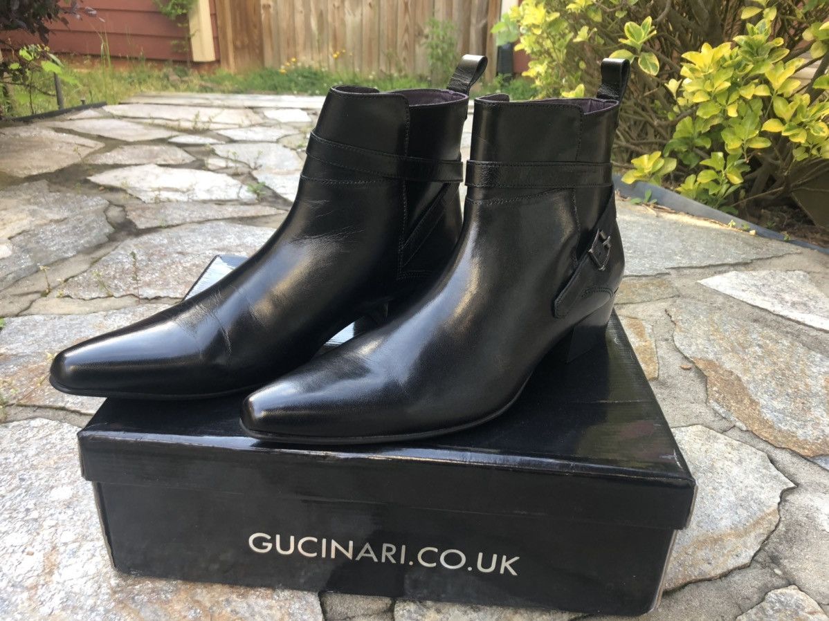 Chelsea Boots Gucinari Black Leather Jodhpur Boots Grailed