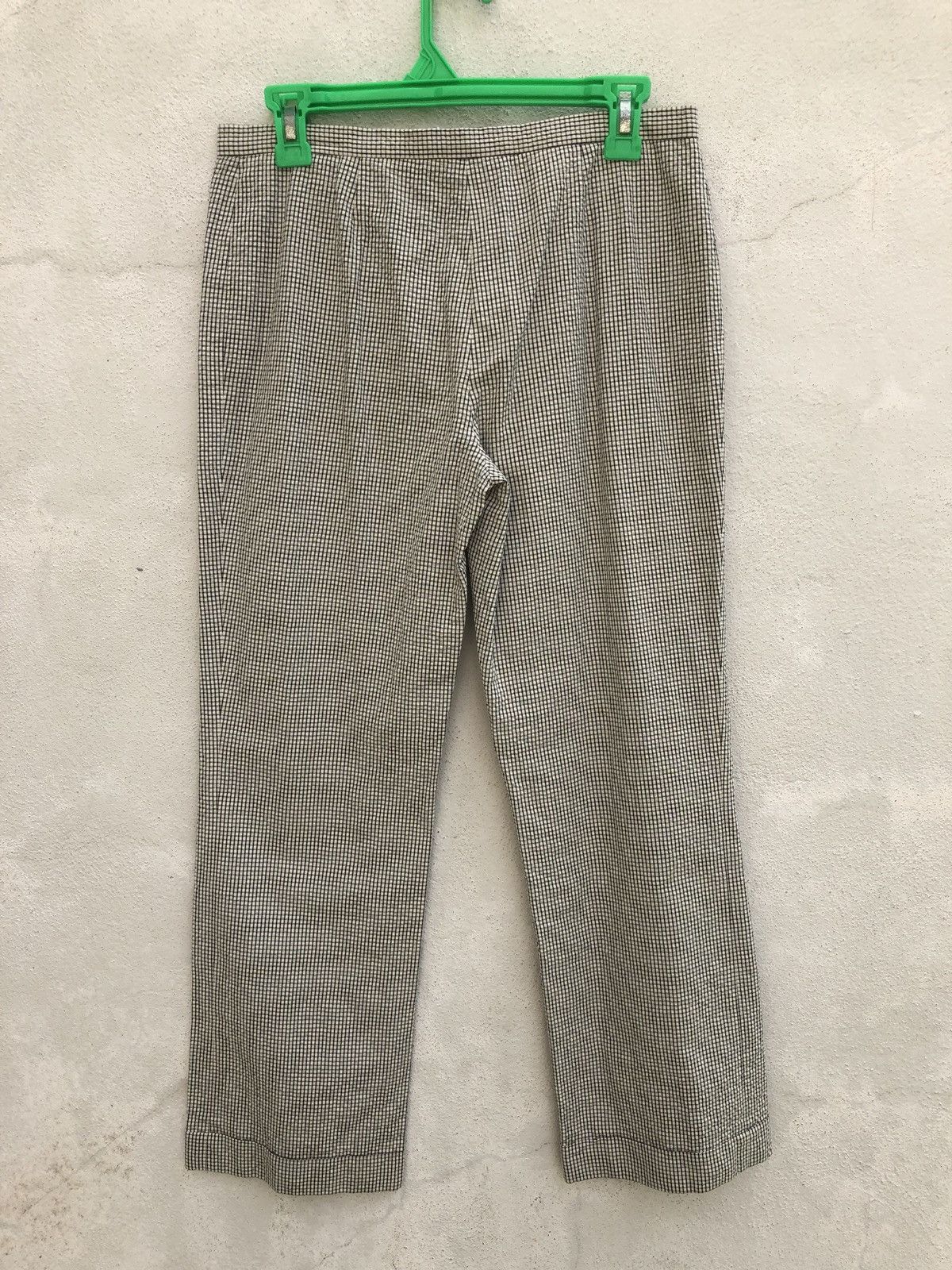 Moschino Moschino CheapAndChic Checkered Seersucker Cropped Pant Size US 29 - 12 Thumbnail