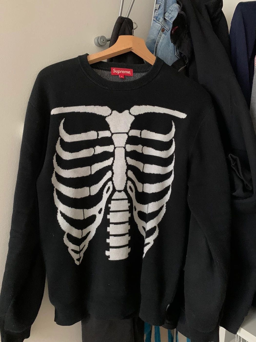 Supreme Supreme ”Bones” Skeleton Crewneck / Sweater | Grailed