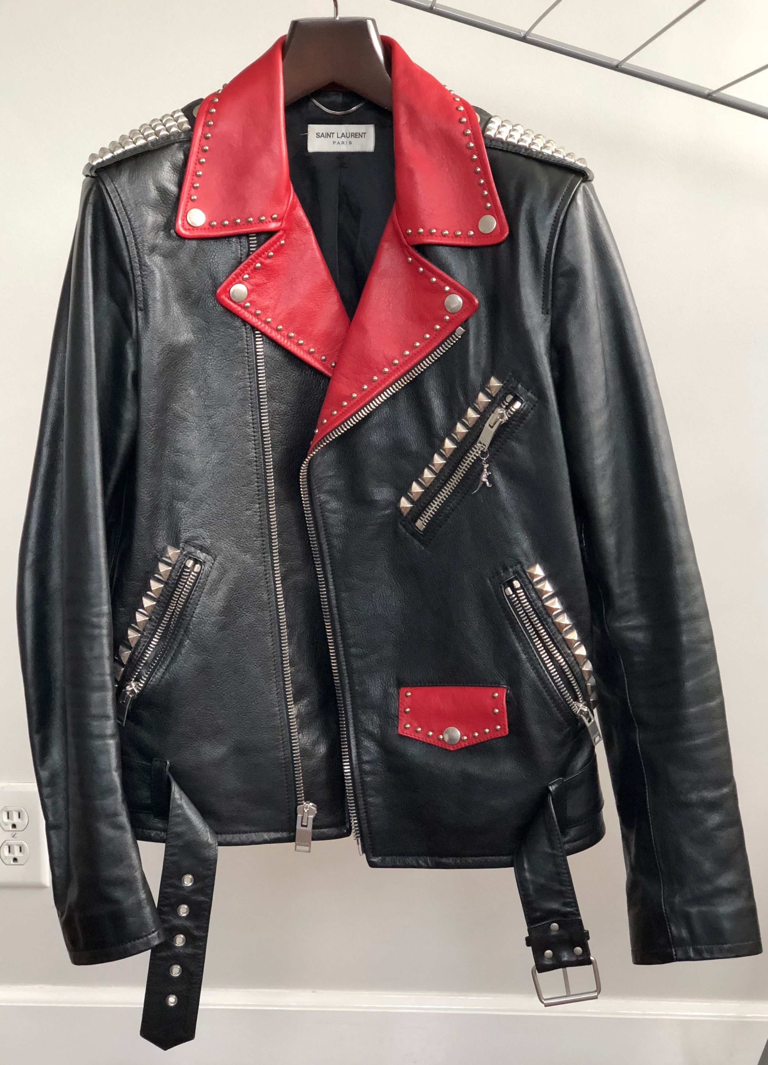 RARE MOTORCYCLE DÉGRADÉ SUNSET JACKET IN BLACK