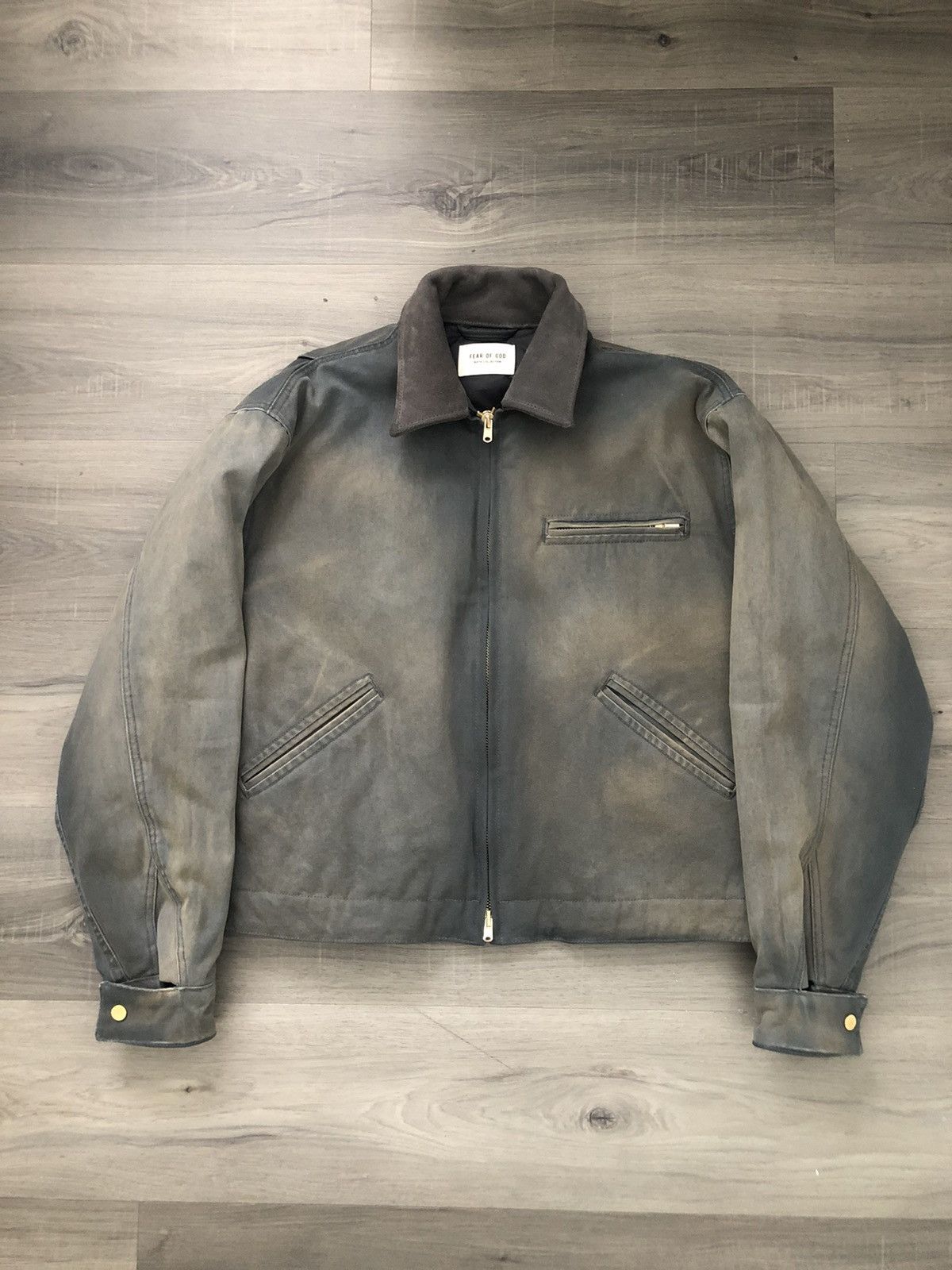 Fear of god hot sale canvas work jacket