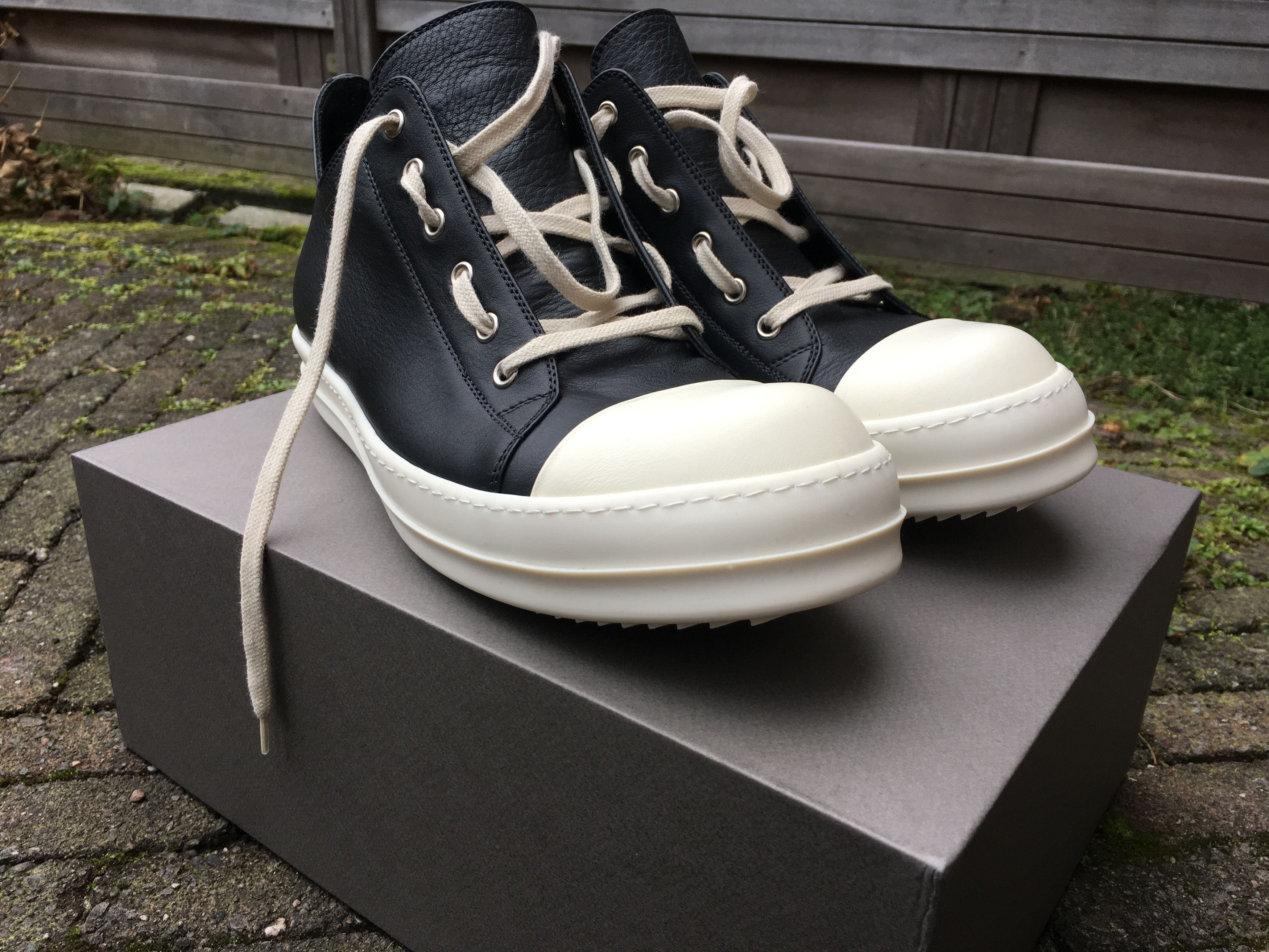 Rick owens mainline hot sale ramones low