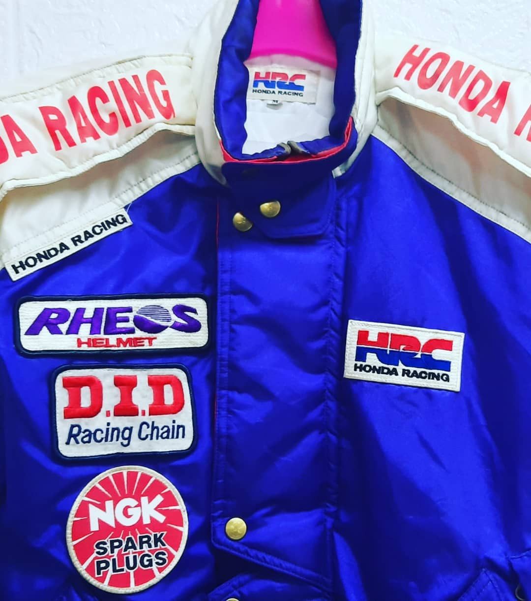 Honda Vintage Honda Racing All Sponsors Light Bomber Jacket Size US M / EU 48-50 / 2 - 3 Thumbnail