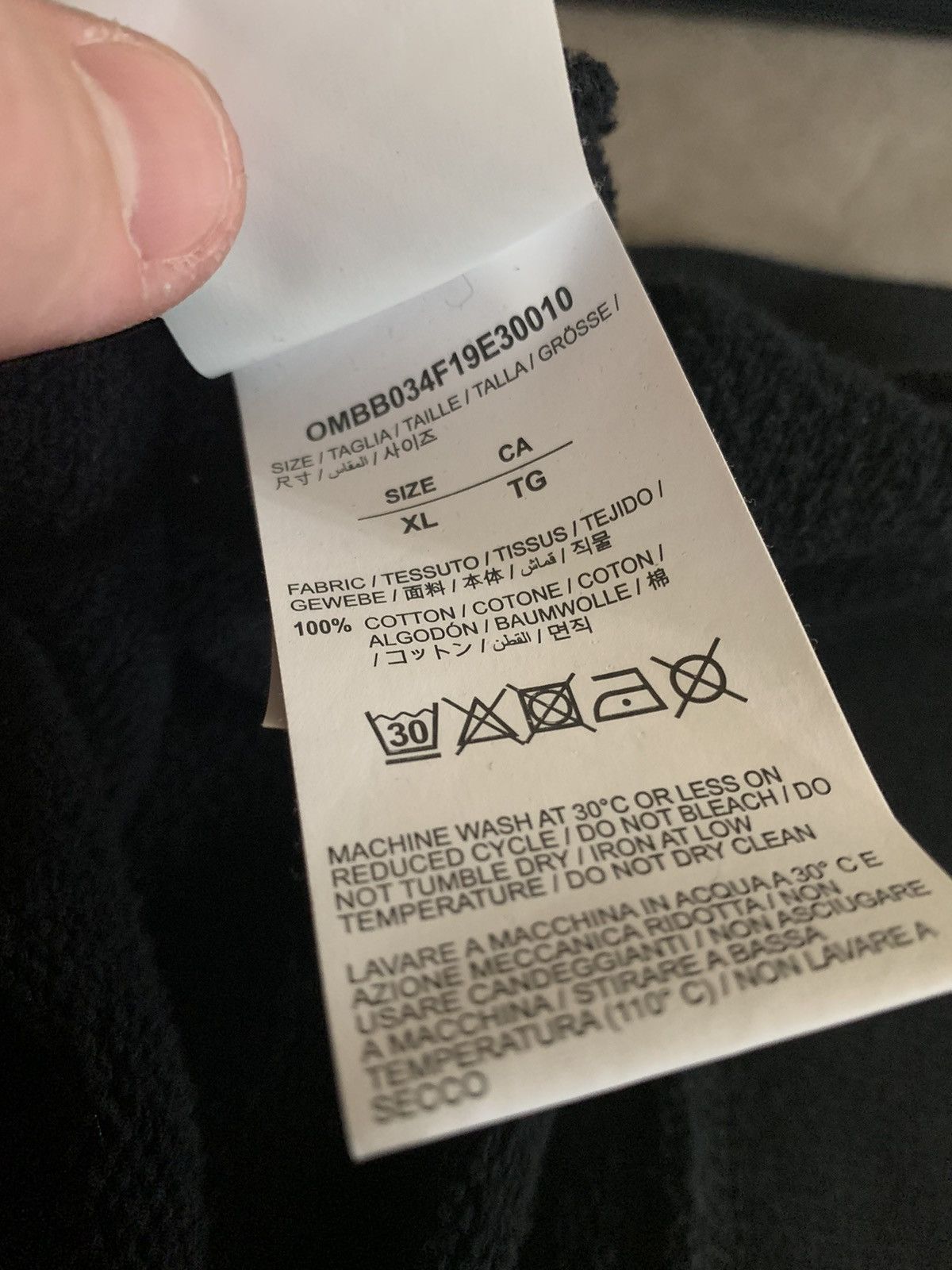 OffWhite OffWhite Oversized Acrylic Arrows Hoodie Black/Yellow Grailed