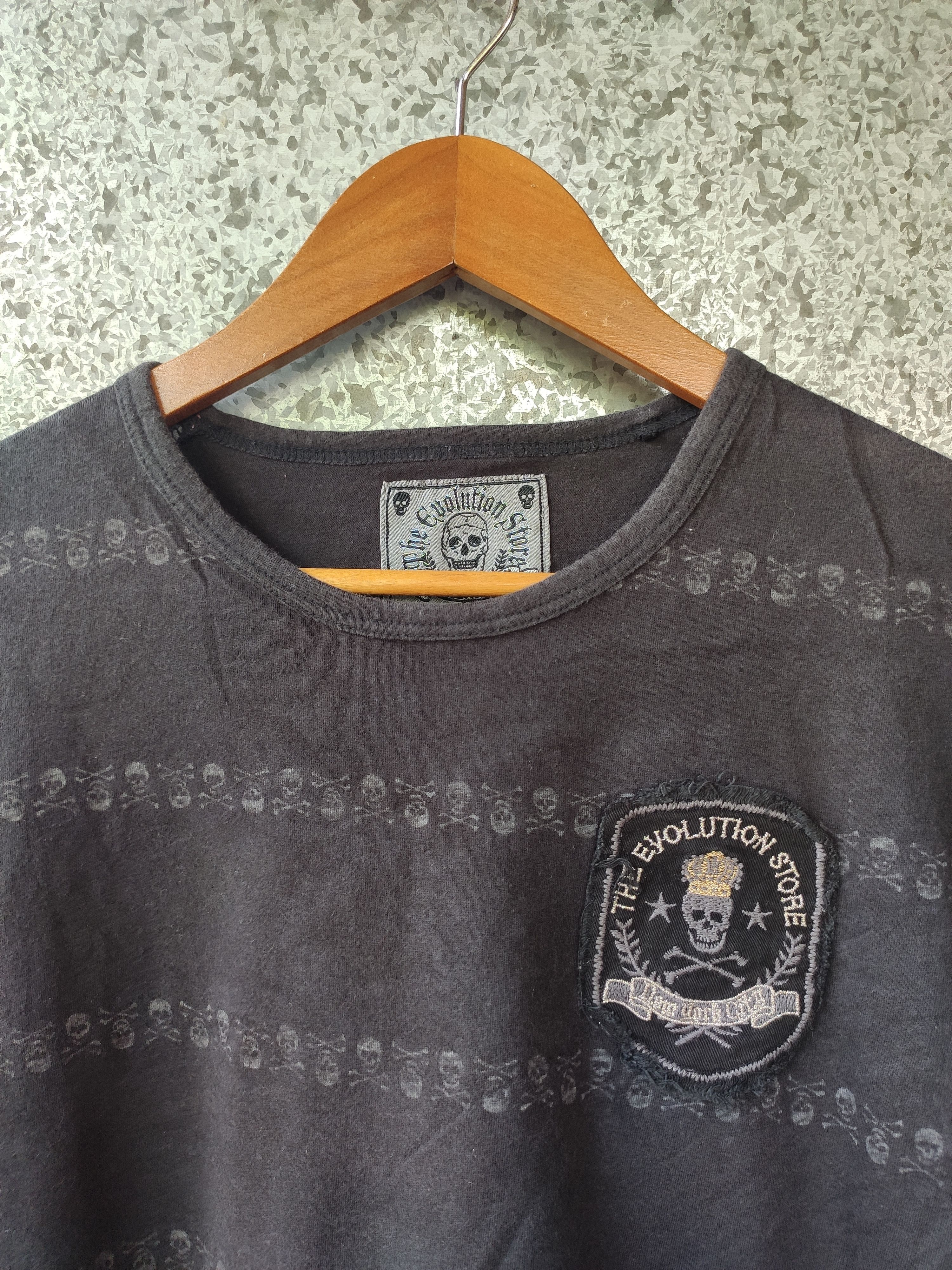 Japanese Brand The Evolution store t shirts skulls full print Size US M / EU 48-50 / 2 - 2 Thumbnail
