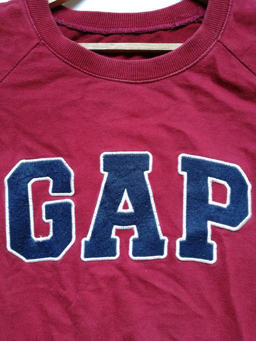 Vintage Gap Sweatshirt Big Logo Red Colour | Grailed