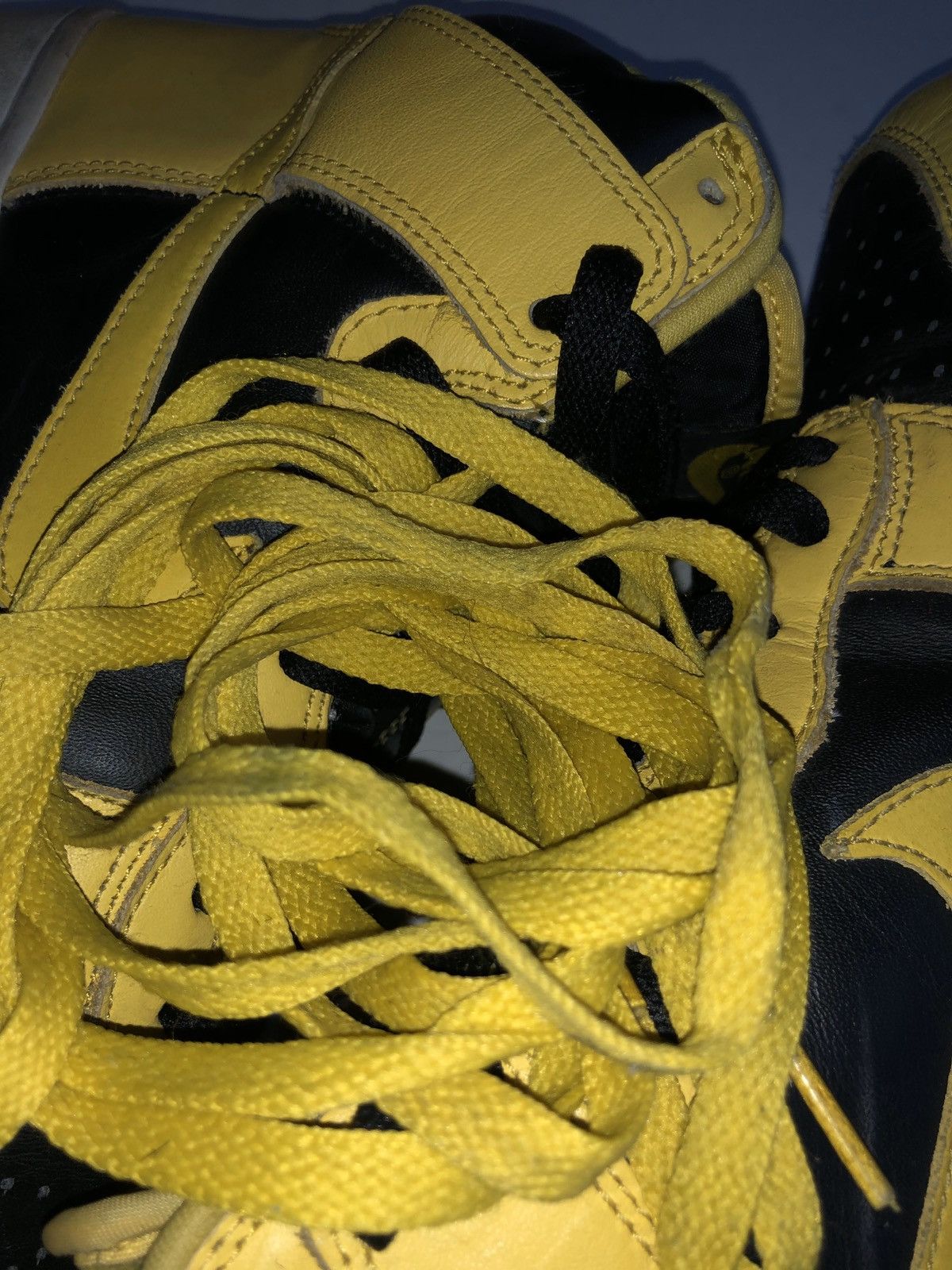 Nike Dunk High Goldenrods (Wutang) Size US 10 / EU 43 - 20 Thumbnail