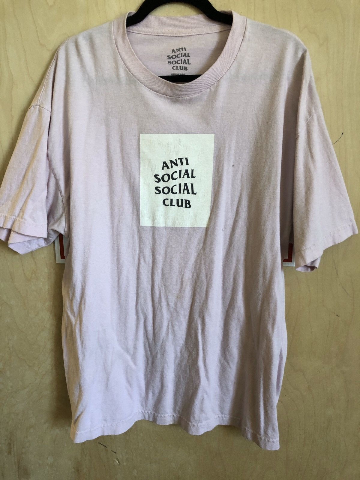 Anti Social Social Club Logo Tee Size US XL / EU 56 / 4 - 1 Thumbnail