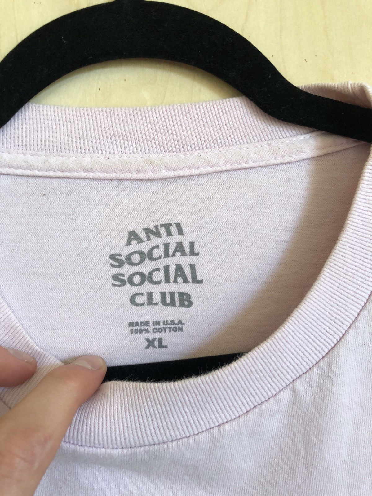 Anti Social Social Club Logo Tee Size US XL / EU 56 / 4 - 2 Thumbnail