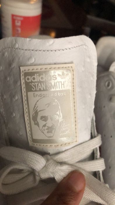 Stan smith cheap ostrich leather