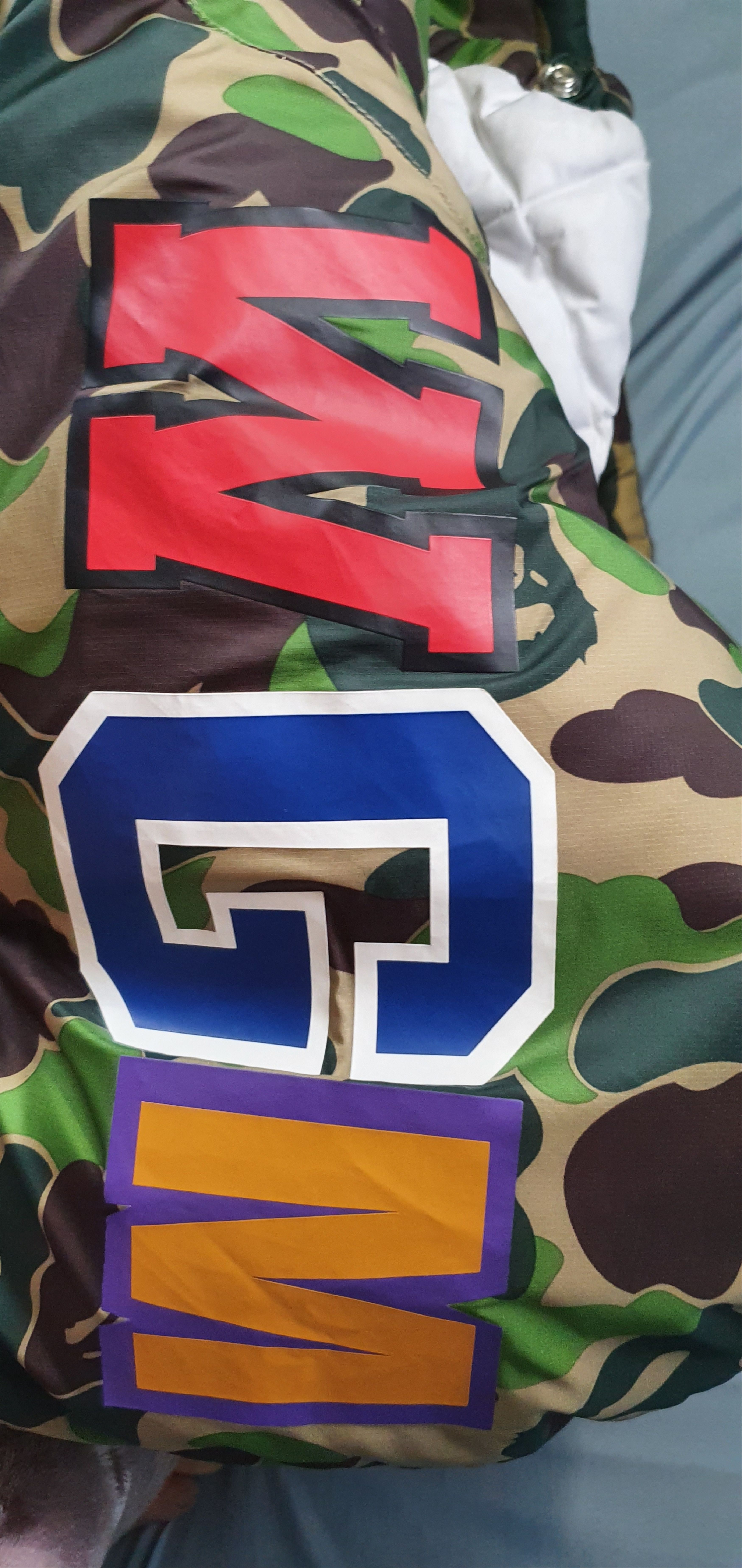 Adidas × Bape Adidas ABC Camo Firebird Shark Puffer Jacket Size US M / EU 48-50 / 2 - 5 Thumbnail