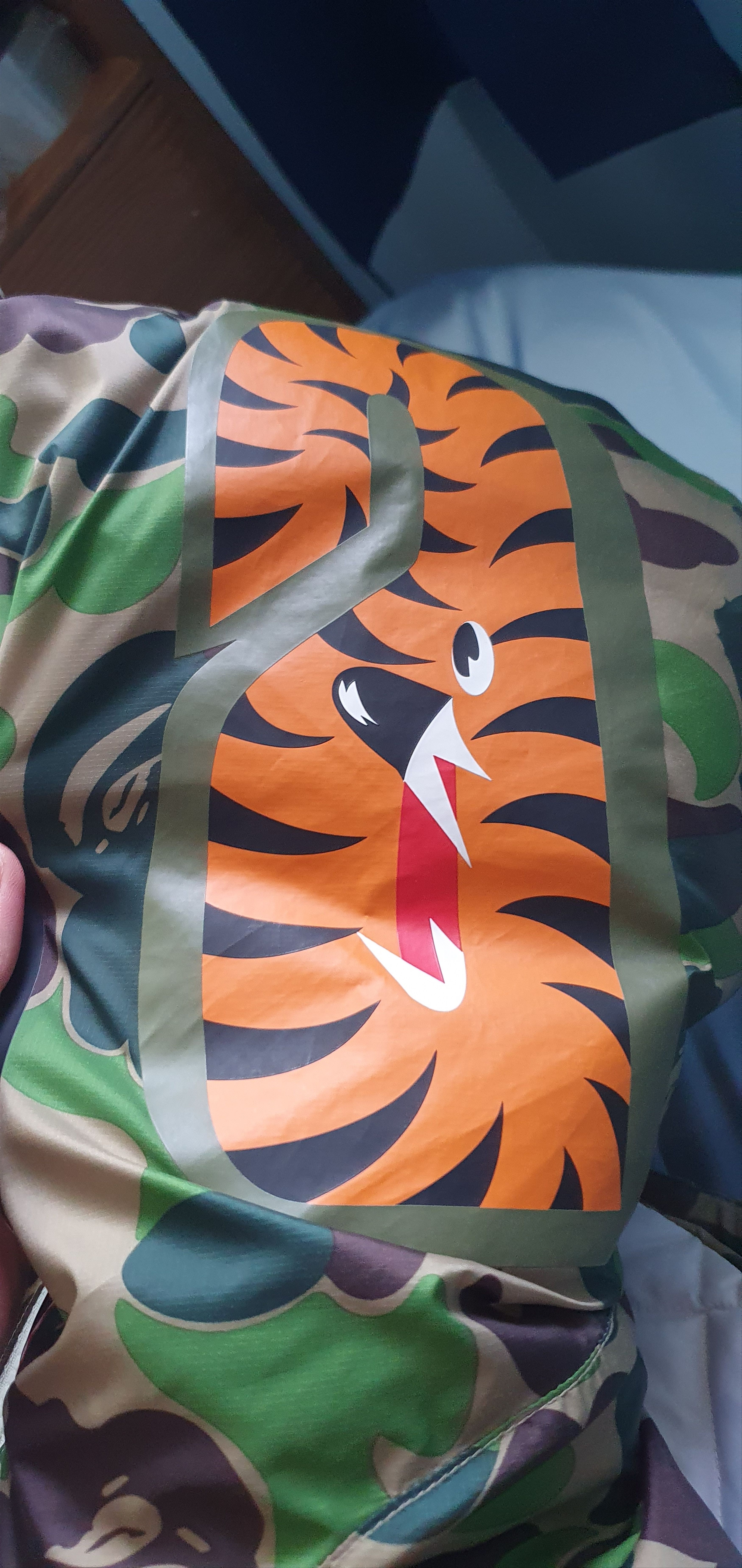 Adidas × Bape Adidas ABC Camo Firebird Shark Puffer Jacket Size US M / EU 48-50 / 2 - 6 Thumbnail