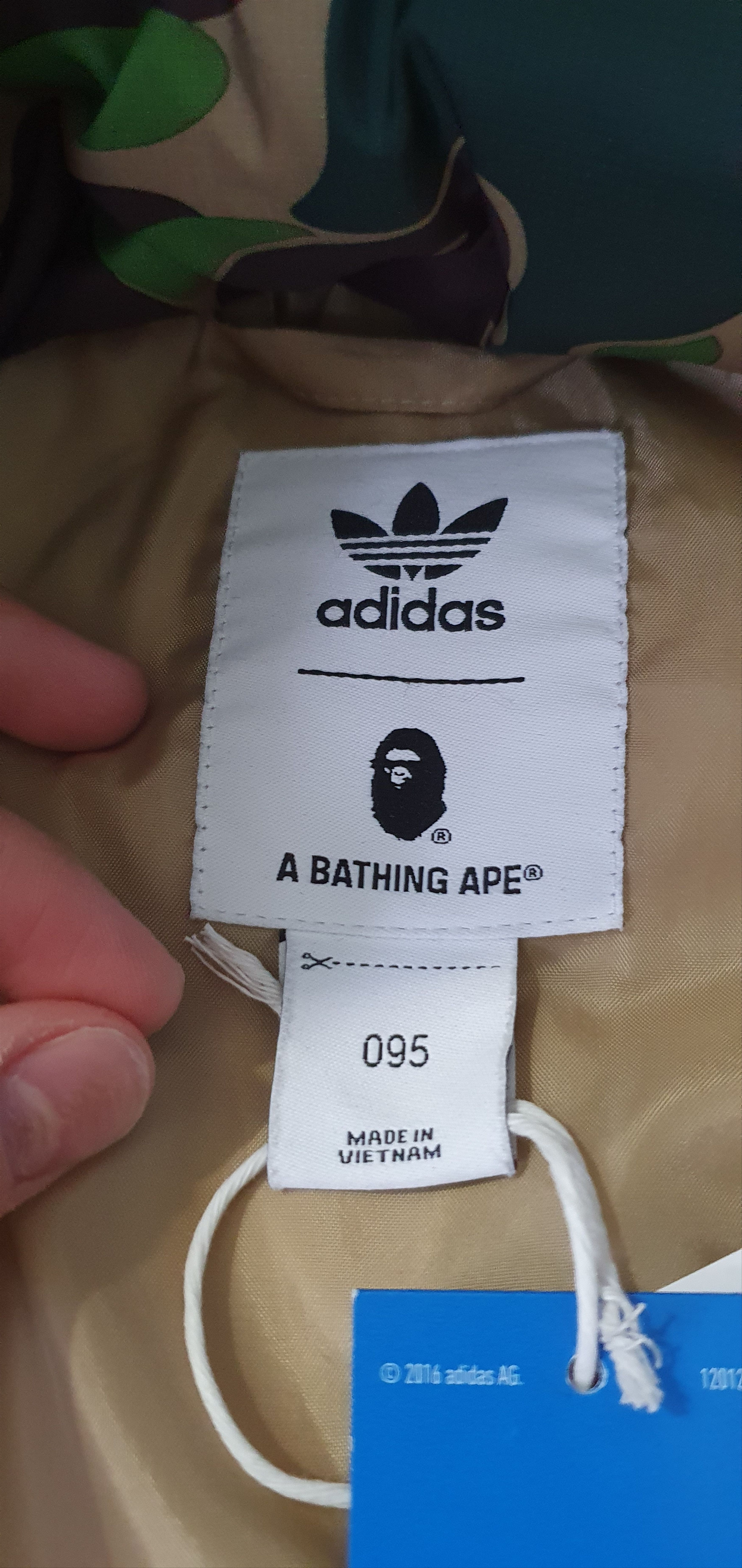 Adidas × Bape Adidas ABC Camo Firebird Shark Puffer Jacket Size US M / EU 48-50 / 2 - 2 Thumbnail