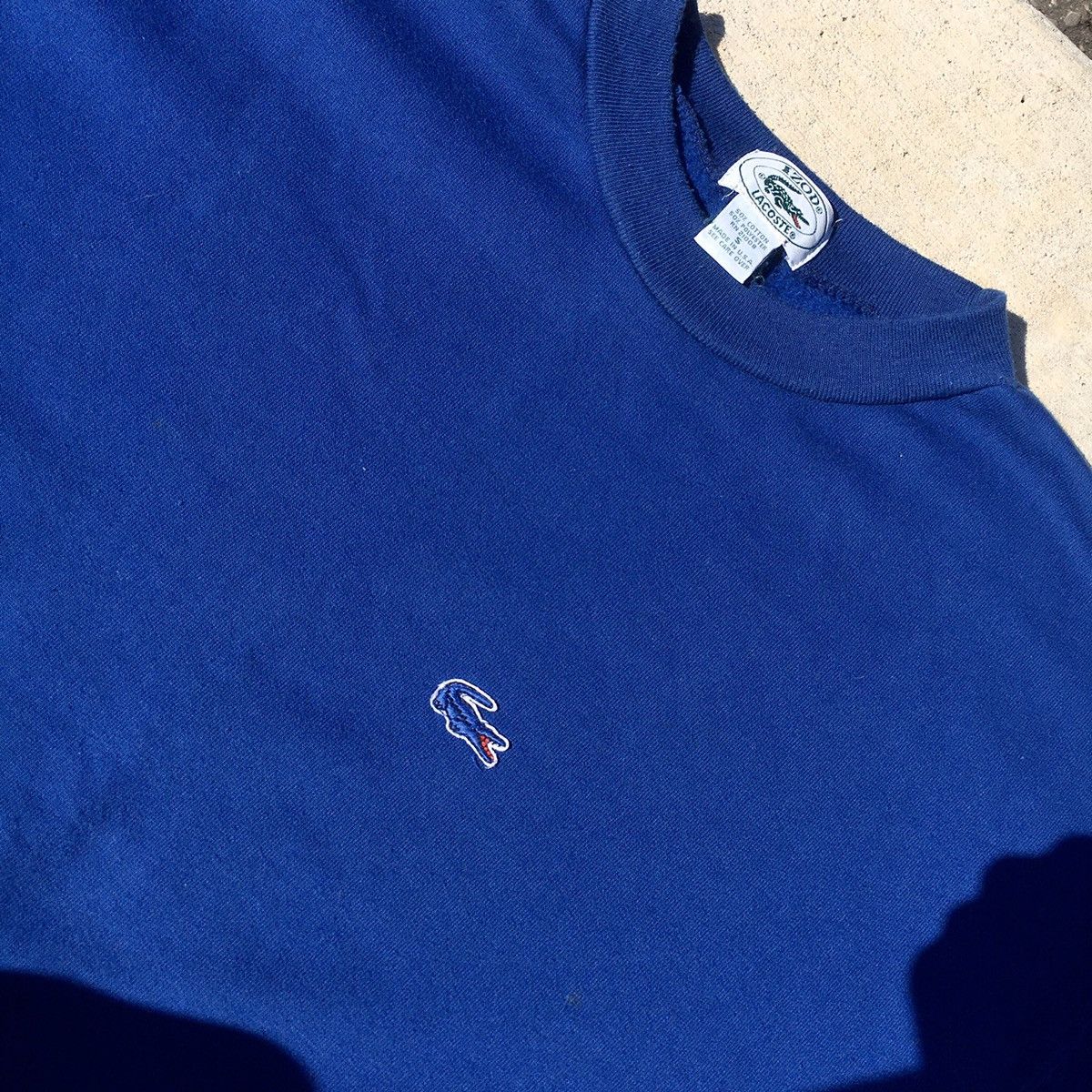 Lacoste Vintage izod Lacoste Blue Alligator Sweatshirt Pullover S Grailed