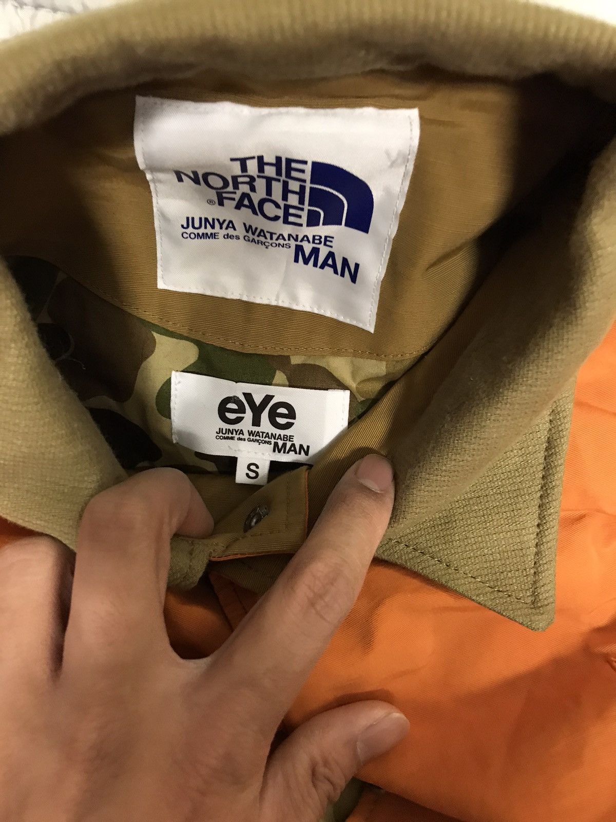 Comme des Garcons × Junya Watanabe × The North Face Coach jacket orange size with 16SS elbow patch Size US S / EU 44-46 / 1 - 2 Thumbnail