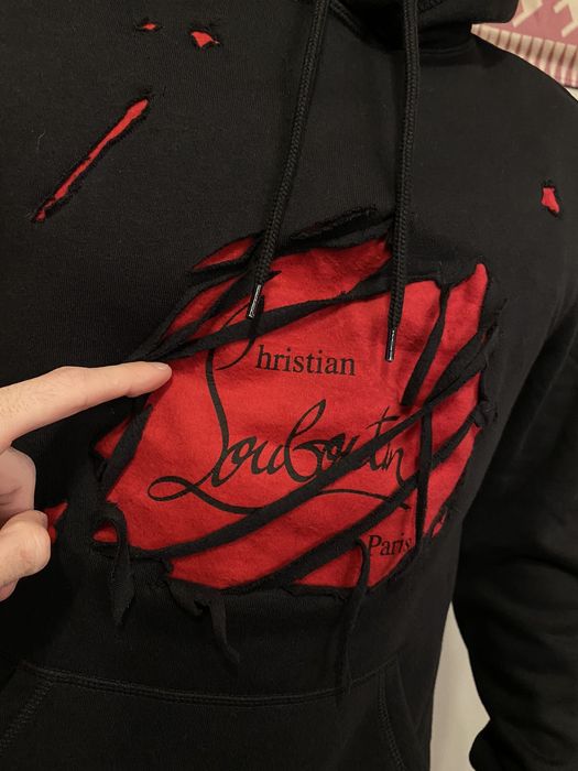 Christian 2025 louboutin hoodie