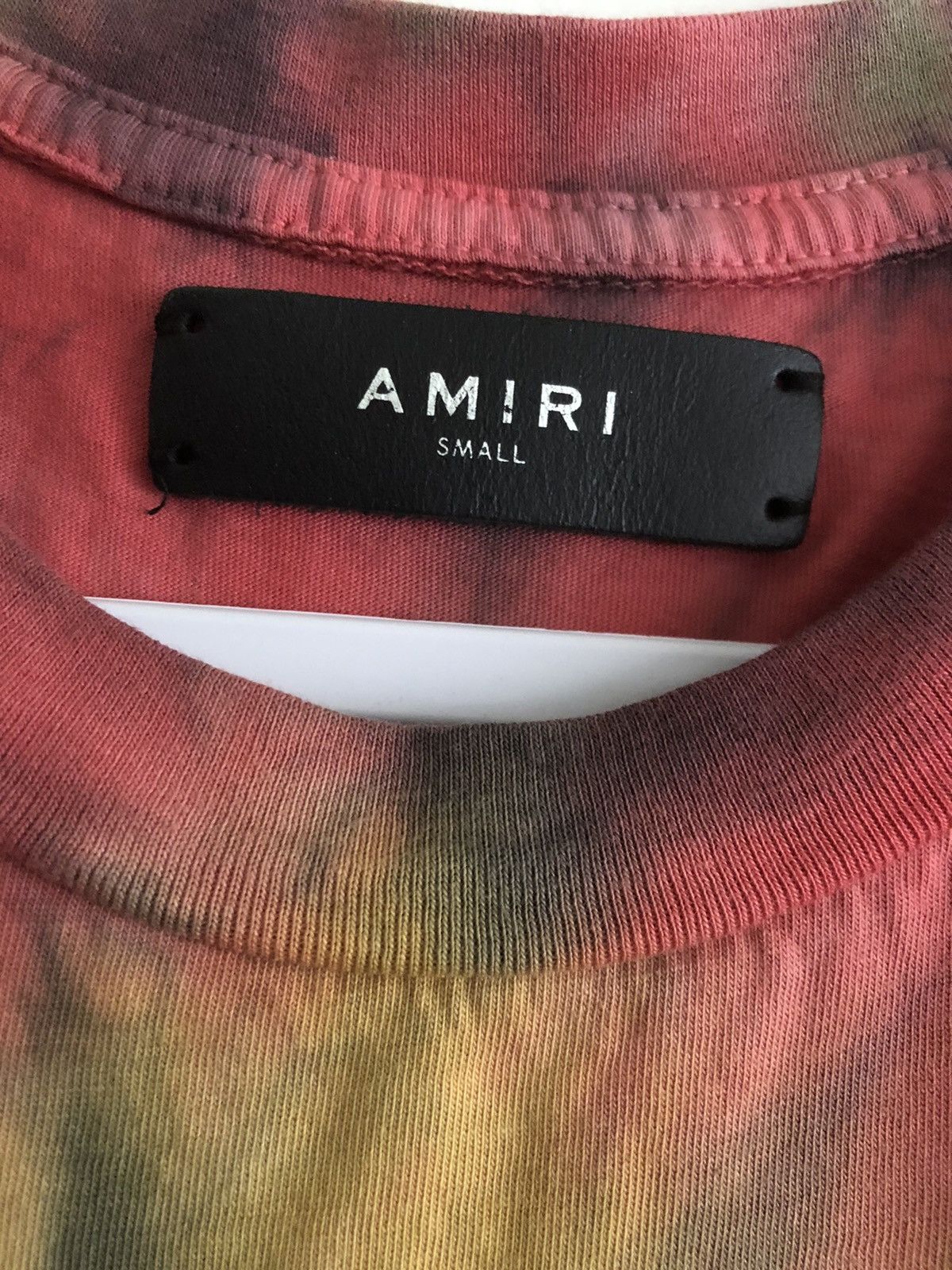 Amiri Amiri Skeleton Hand Tie Dye Peace Shirt Size US S / EU 44-46 / 1 - 5 Thumbnail