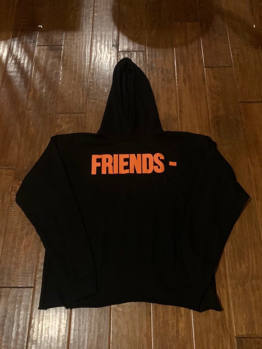 Vlone Black/Orange OG Friends SXSW Hoodie XL