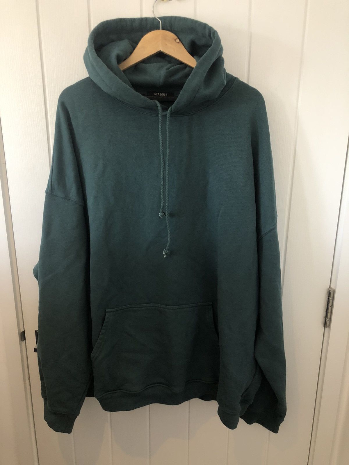 Yeezy YEEZY SEASON 5 Teal hoodie XL Size US XL / EU 56 / 4 - 1 Thumbnail