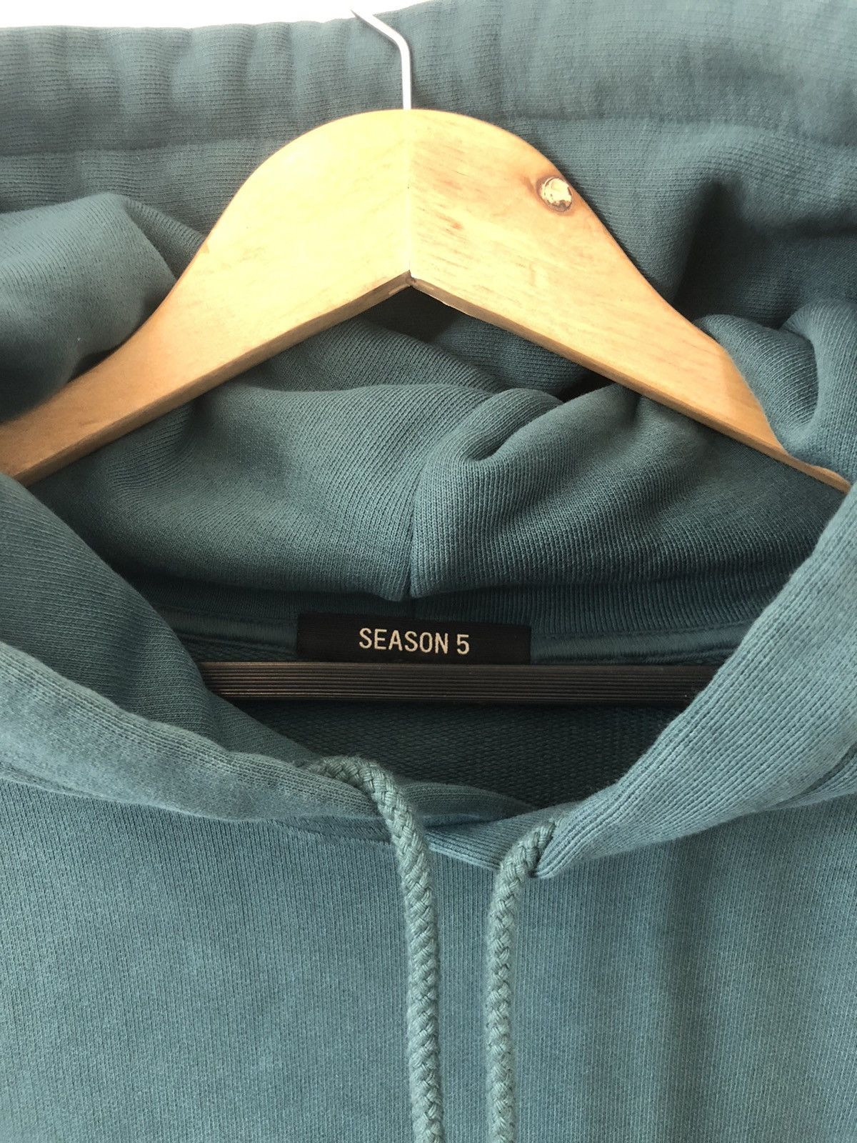 Yeezy YEEZY SEASON 5 Teal hoodie XL Size US XL / EU 56 / 4 - 3 Thumbnail