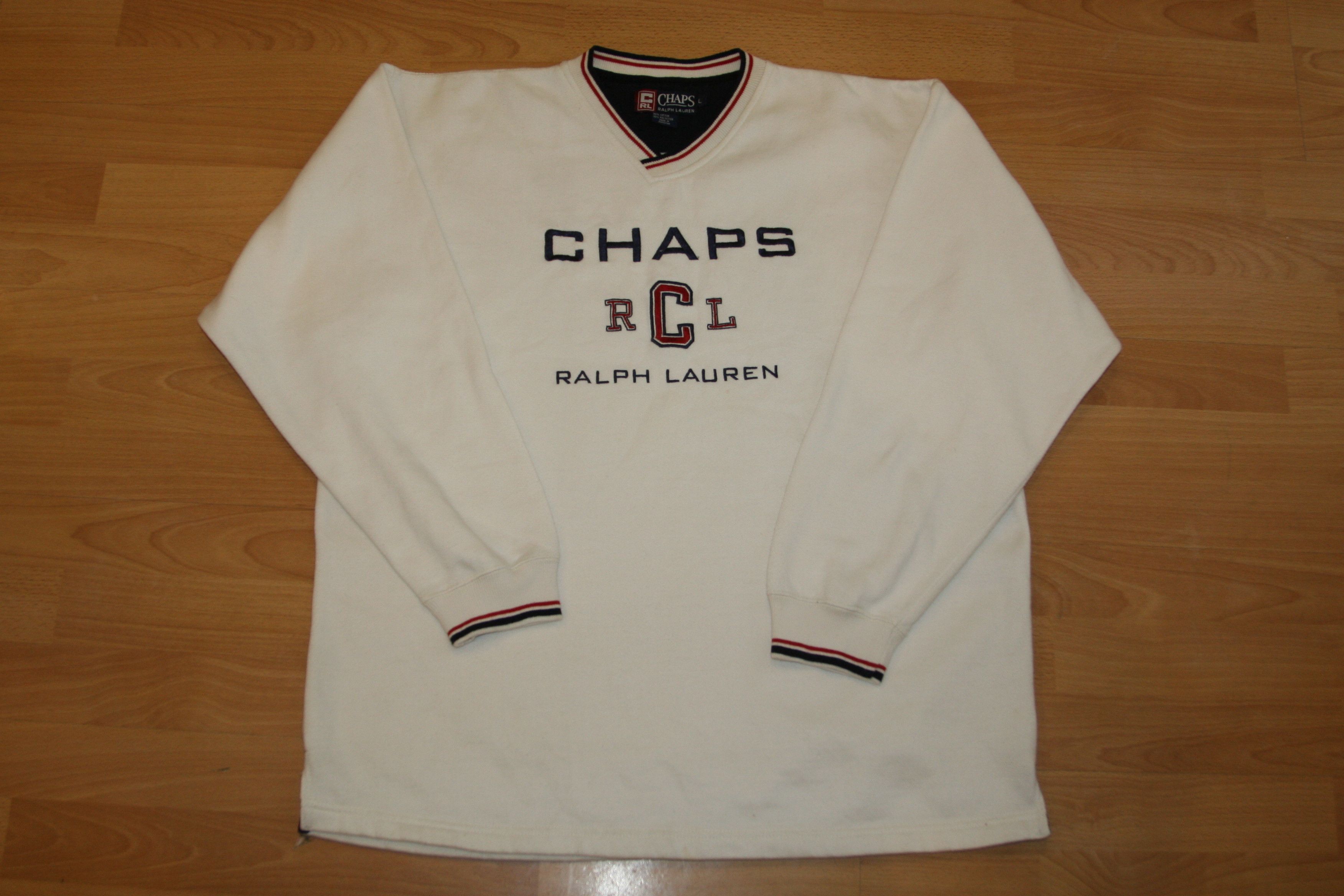 Polo Ralph Lauren Chaps Ralph Lauren Big Logo Vintage Sweatshirt | Grailed