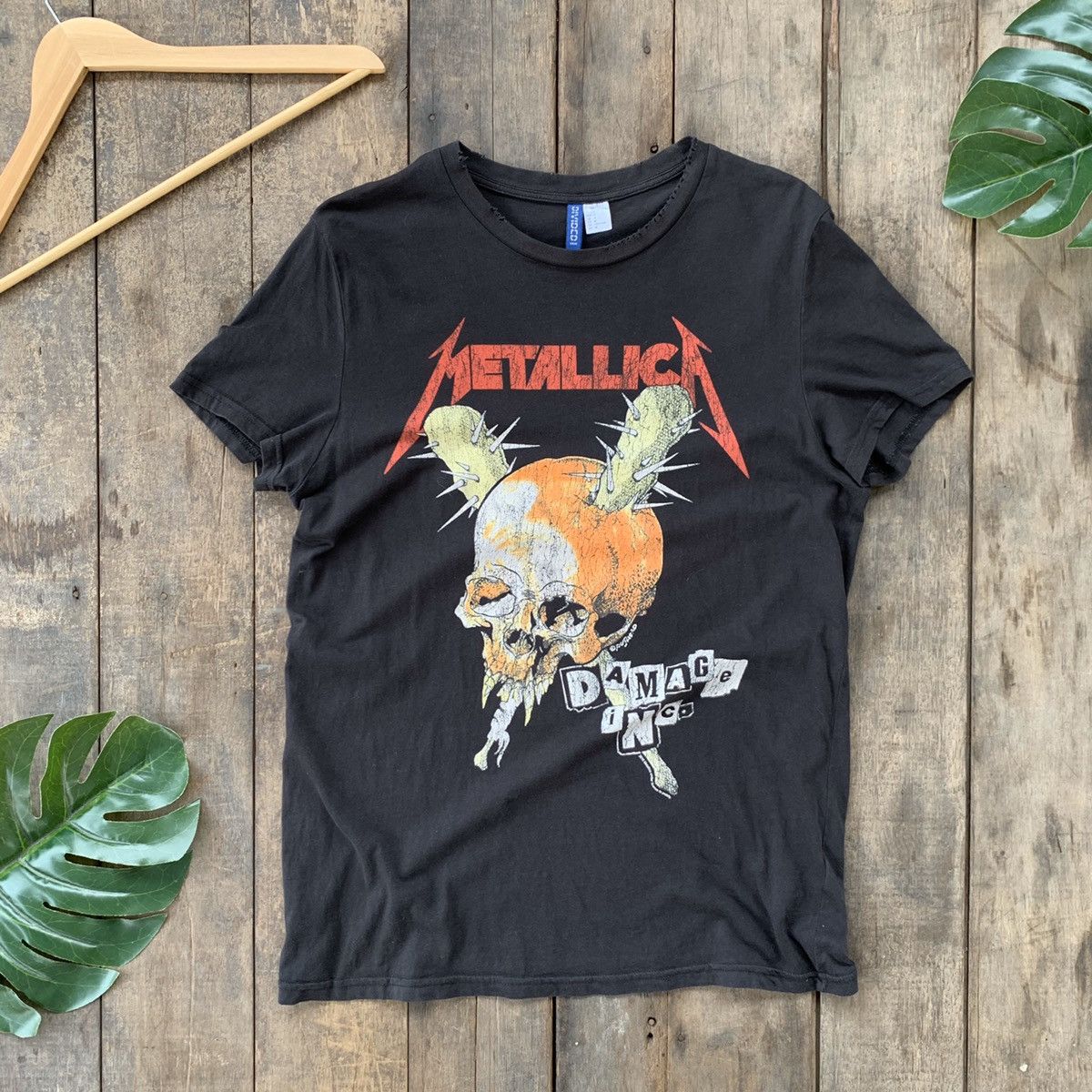 Metallica Distressed Metallica Pushead tshirt | Grailed