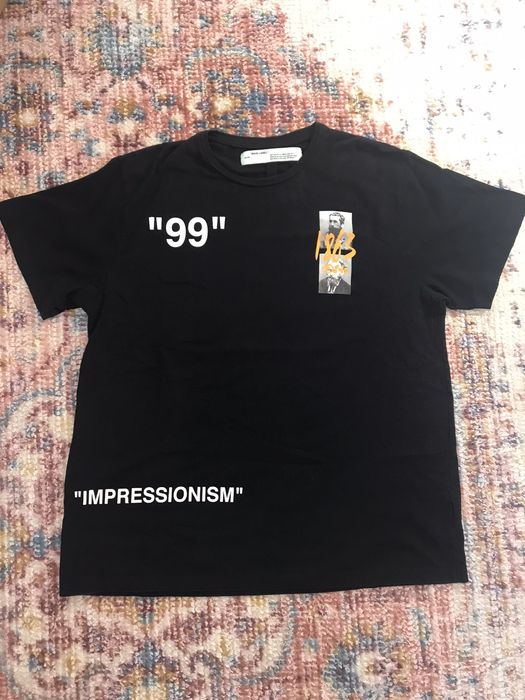 Off-White Off-White Impressionism Tee Oversized | Grailed