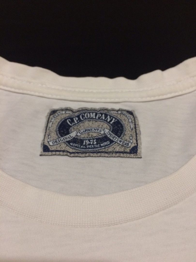 C.P. Company C.P Company White T-Shirt Size US L / EU 52-54 / 3 - 3 Thumbnail