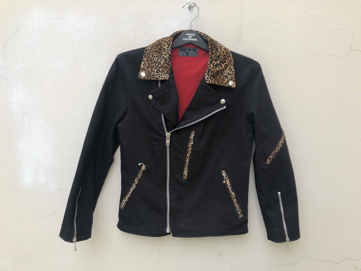 Vintage Vintage Black Market Japan Double Collar Punk Jacket Size US S / EU 44-46 / 1 - 1 Thumbnail