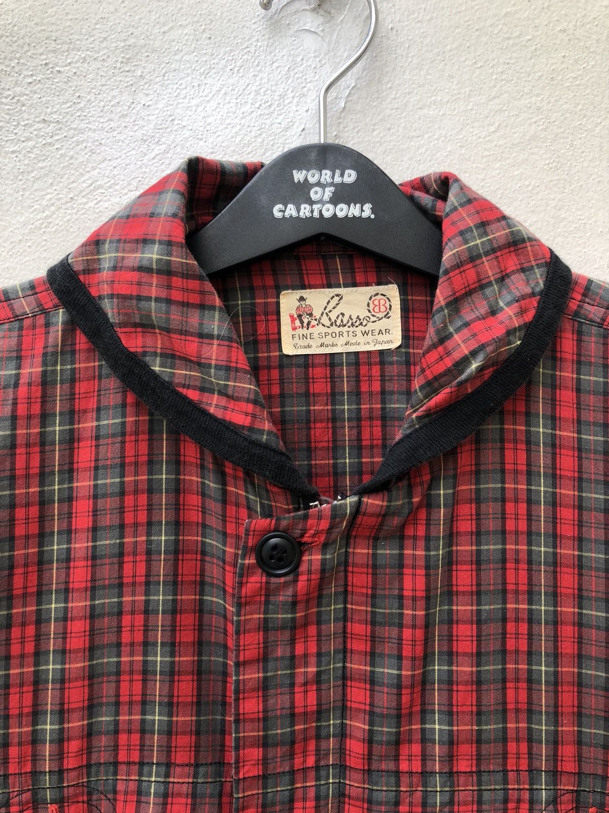 Freewheelers Japan Brand Basso Checkered Lightweight Rockabilly Jacket Size US L / EU 52-54 / 3 - 13 Thumbnail