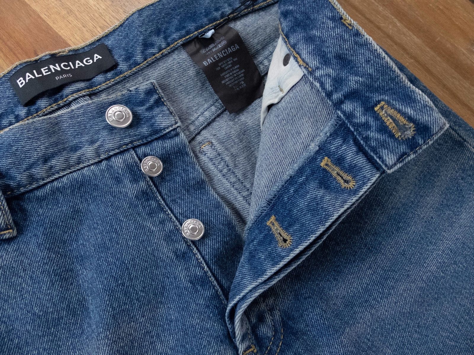 Balenciaga BALENCIAGA straight leg blue jeans authentic Size 30 - NWT Size US 30 / EU 46 - 5 Thumbnail