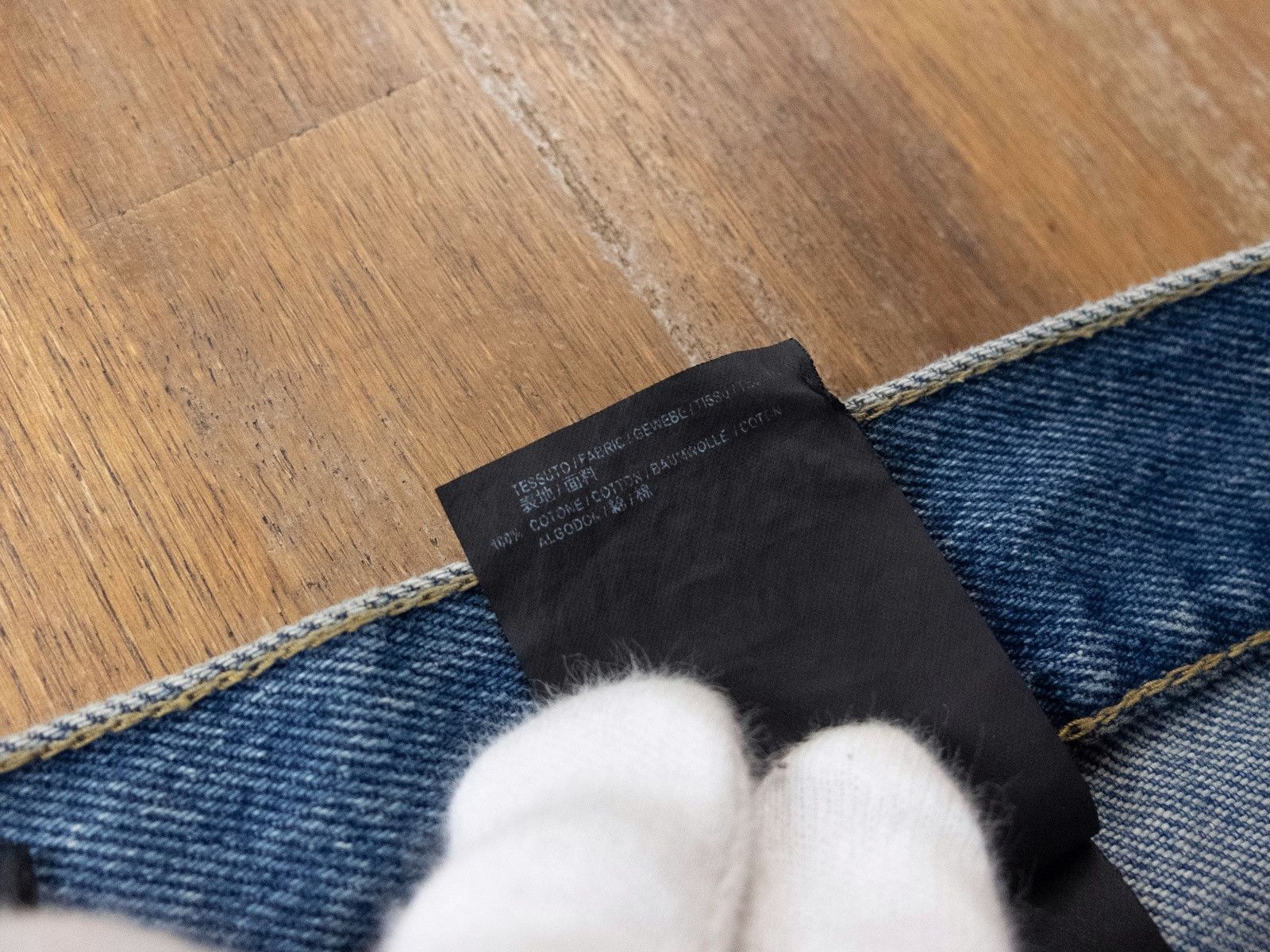 Balenciaga BALENCIAGA straight leg blue jeans authentic Size 30 - NWT Size US 30 / EU 46 - 7 Thumbnail