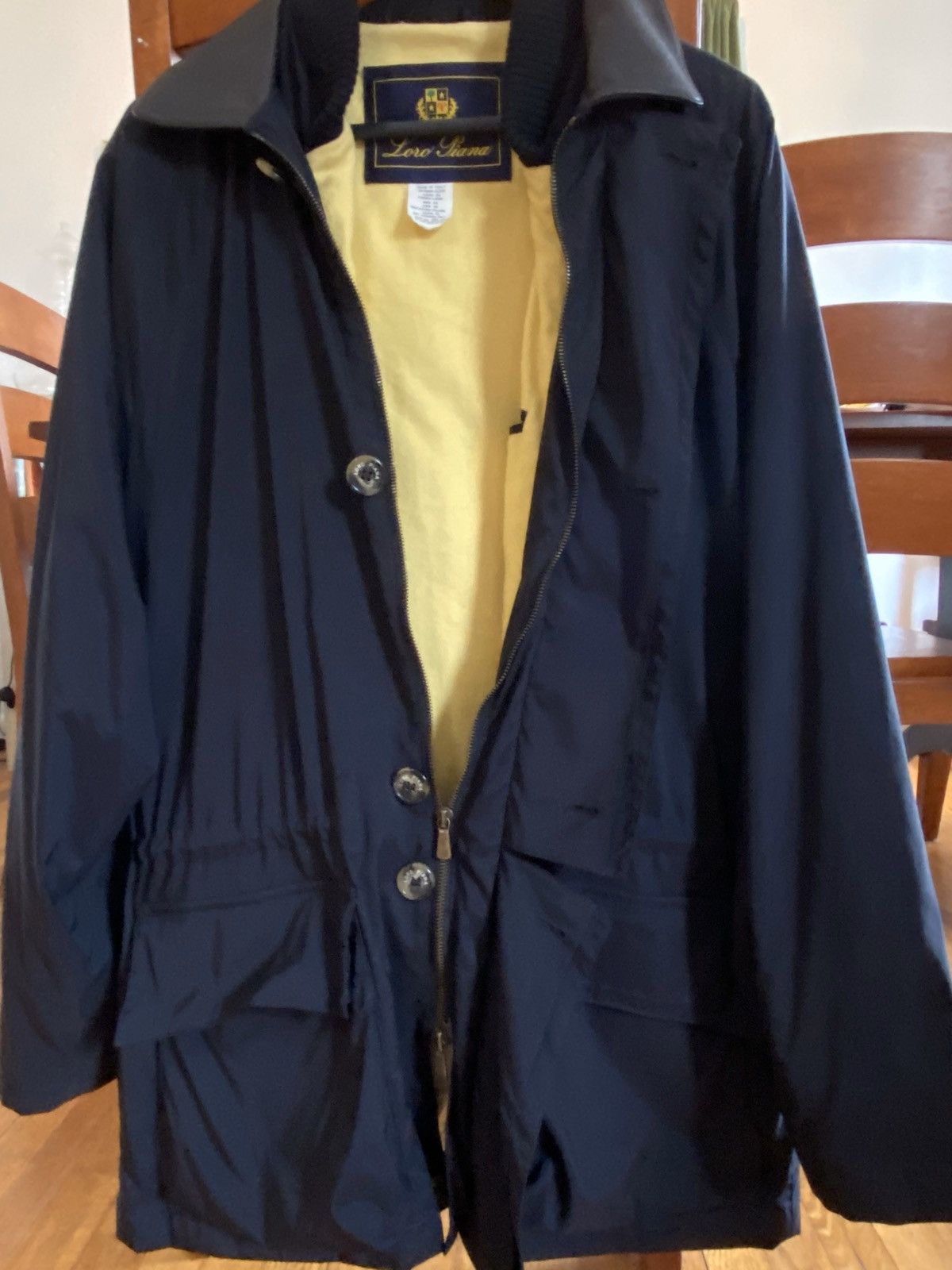 Loro Piana HORSEY 1992 バルセロナ五輪 ステンカラーコート Loro Piana 1992 Horsey Jacket Olympics Barcelona Leather