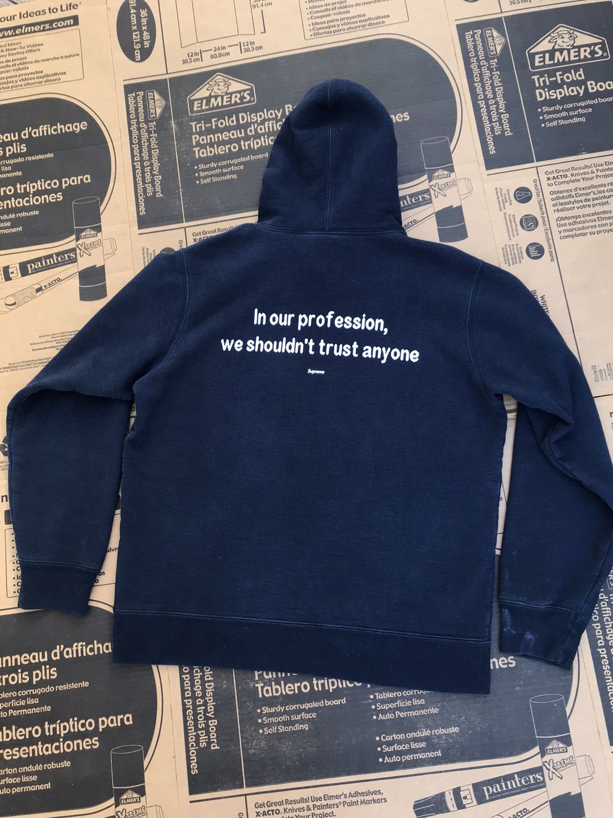 Supreme Supreme The Killer Hoodie Navy Mens L rare ! Sale !! | Grailed