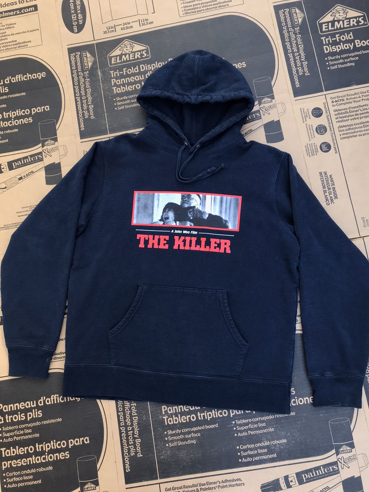 Supreme Supreme The Killer Hoodie Navy Mens L rare ! Sale !! | Grailed