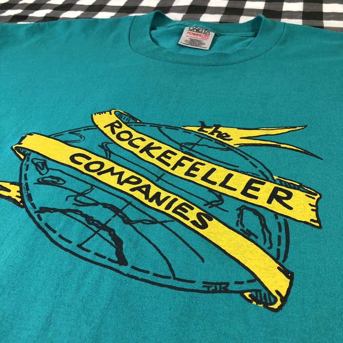 Vintage Rockefeller Companies Standard Oil Monopoly NWO Vintage Tee Size US XL / EU 56 / 4 - 2 Thumbnail