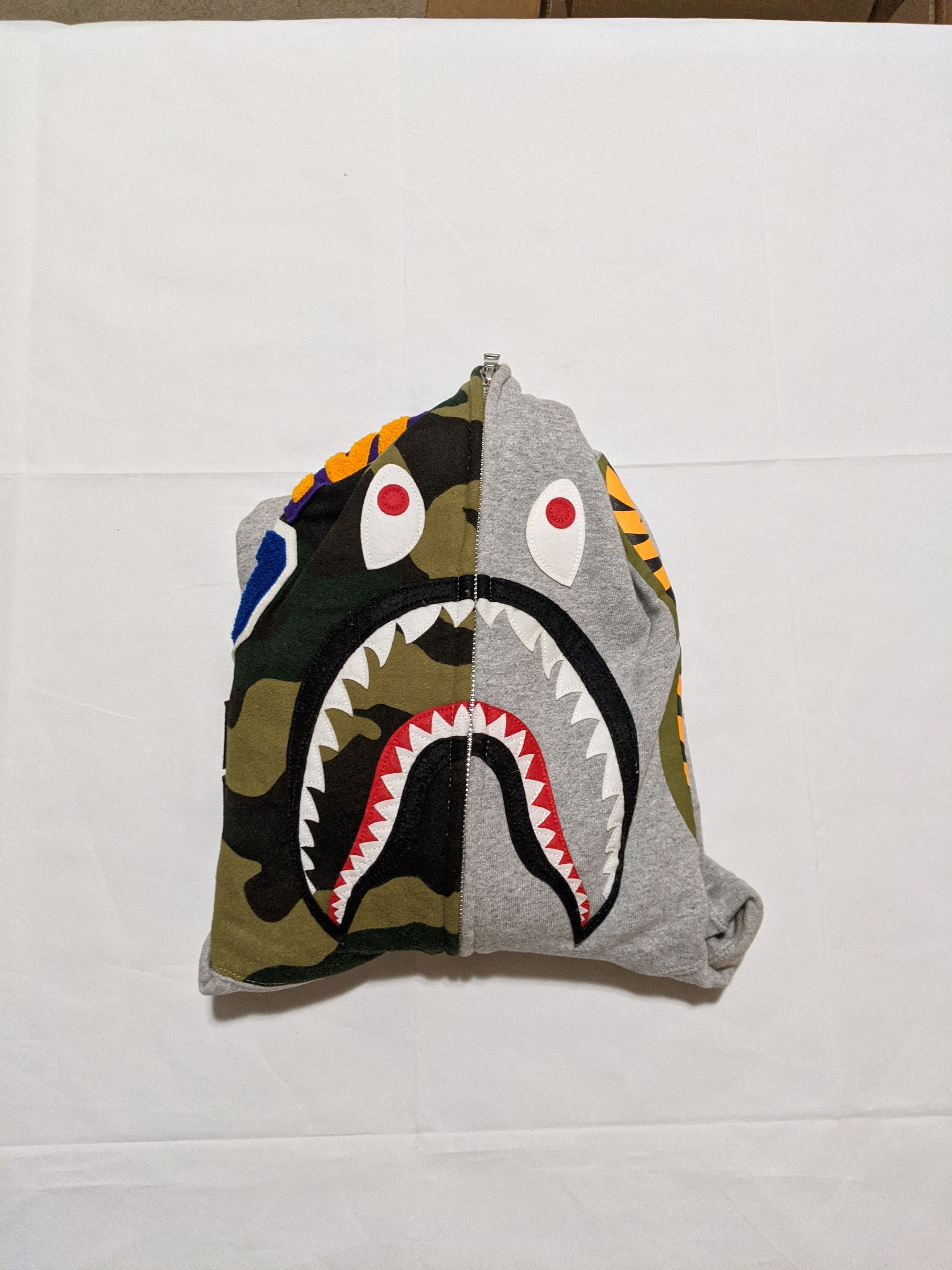 Bape BapeLand 1st Anniversary Shark Full Zip Hoodie | Grailed