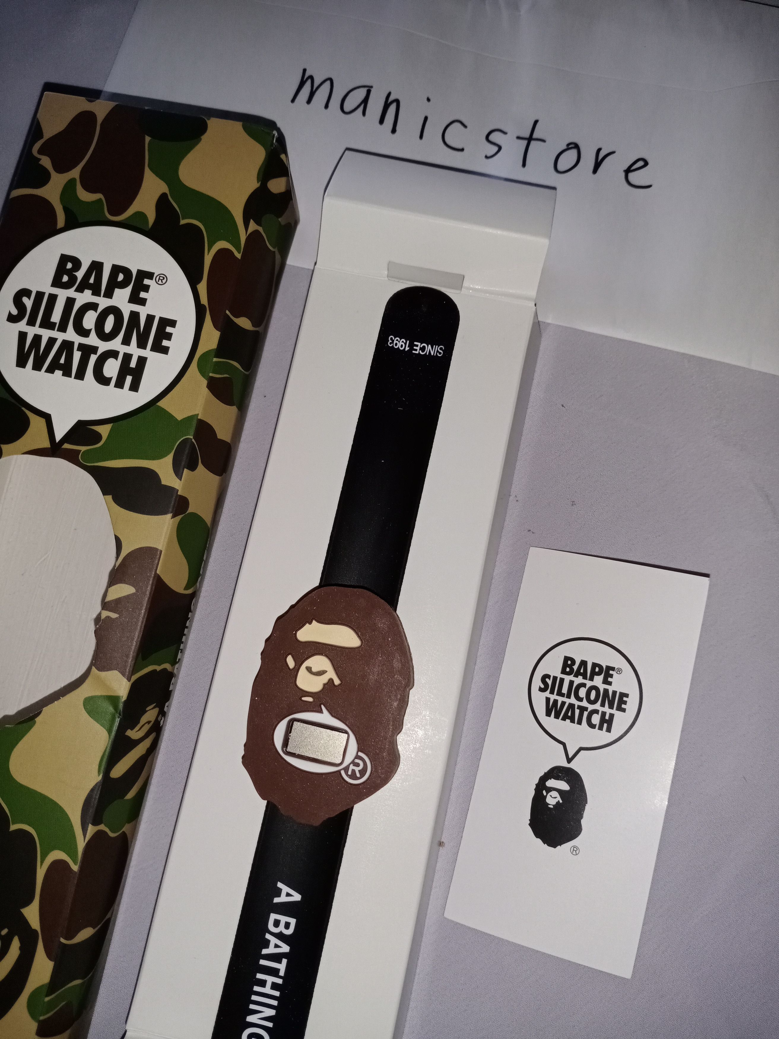 Bape silicone watch best sale