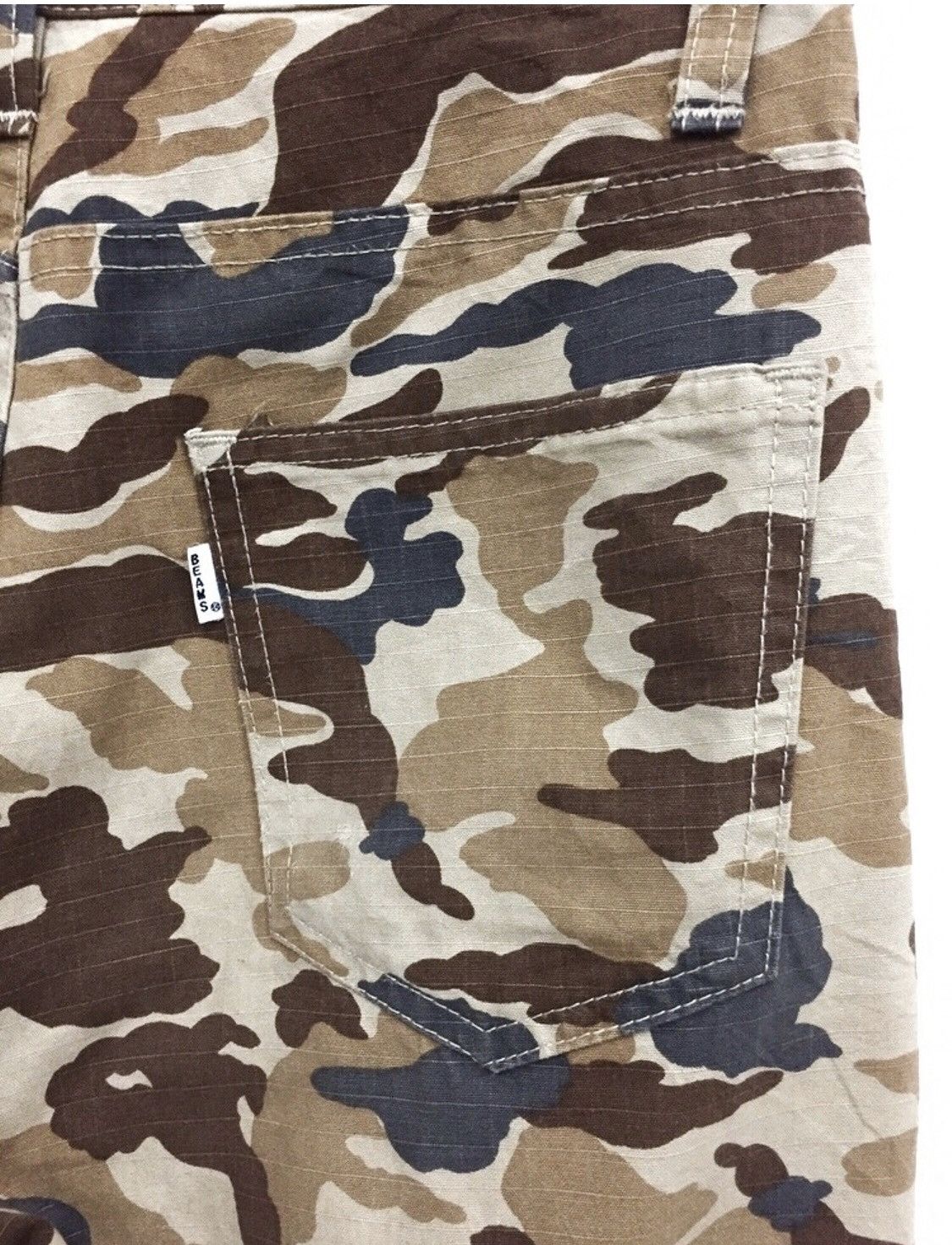 Beams Plus OG Beams Plus 🇯🇵 Tiger Striped Camouflage Denim Size US 29 - 5 Thumbnail
