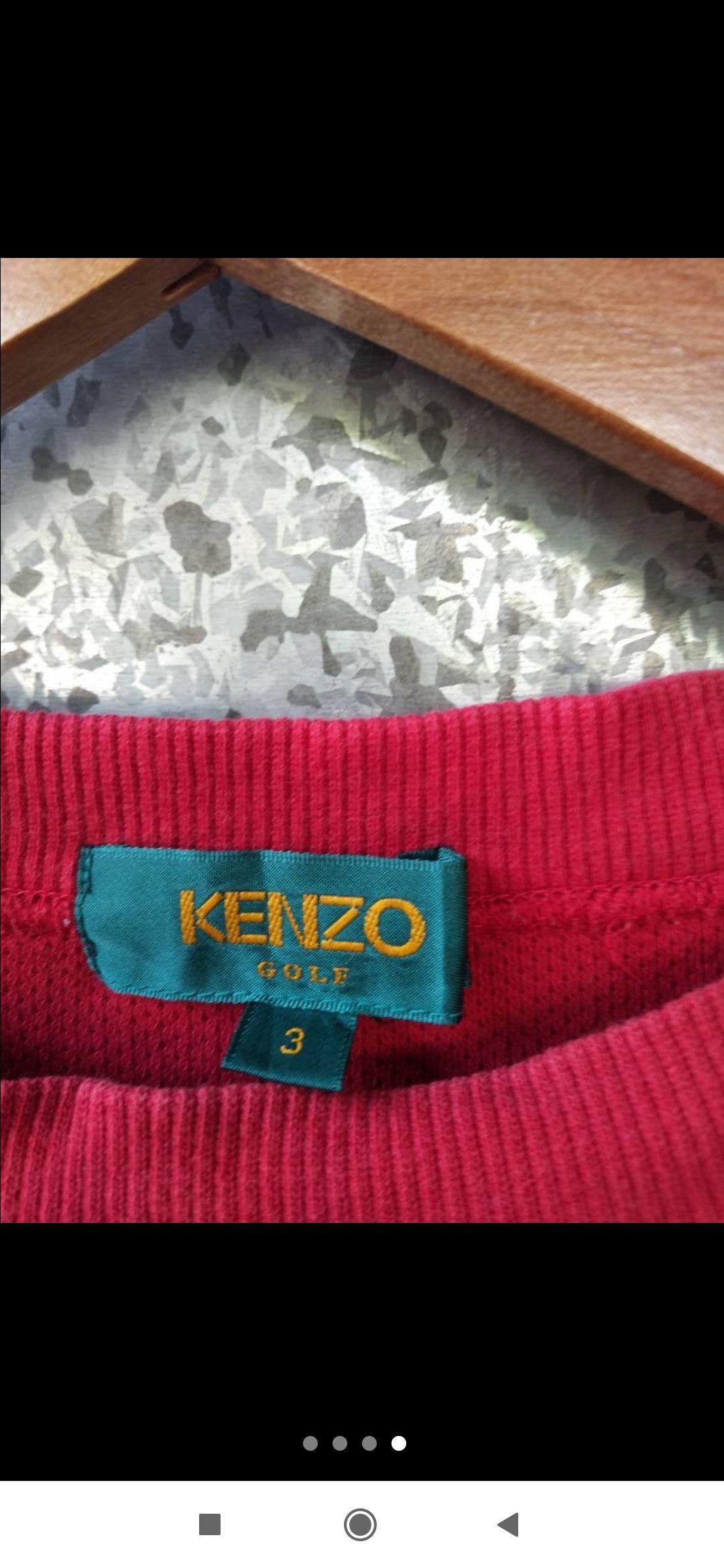 Designer Vintage Kenzo Golf Embroidery Big Logo Sweatshirt Size US L / EU 52-54 / 3 - 4 Thumbnail