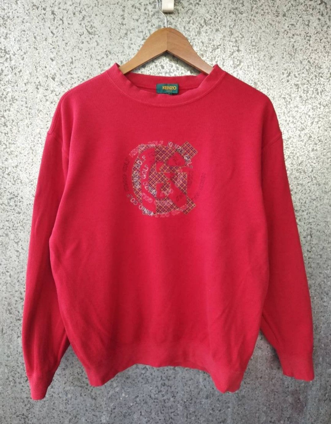 Designer Vintage Kenzo Golf Embroidery Big Logo Sweatshirt Size US L / EU 52-54 / 3 - 1 Thumbnail