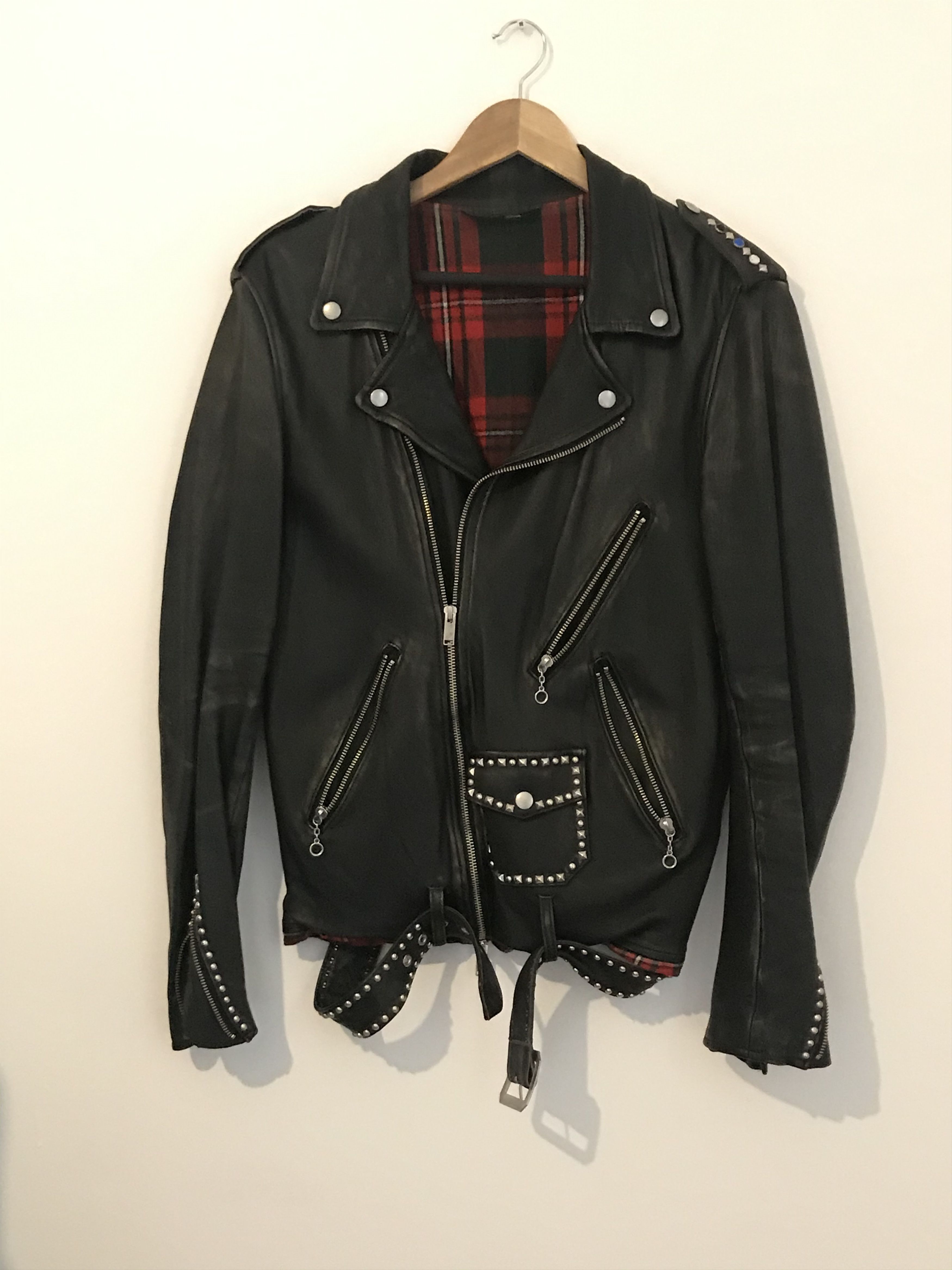 Undercover Undercover Lamb Leather Studded Jacket - Size 3 | Grailed
