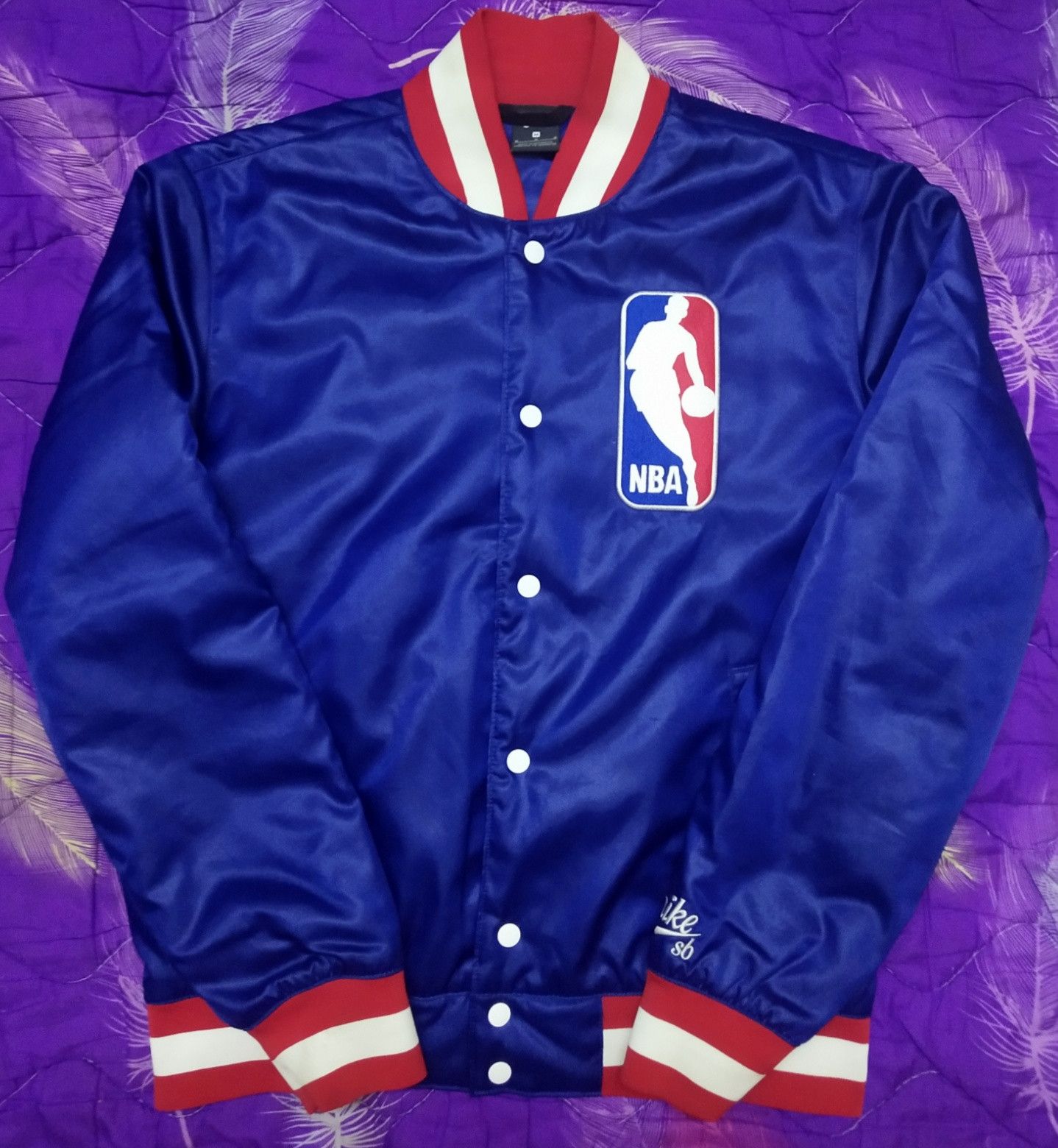 Nike NIKE SB X NBA BOMBER JACKET Grailed